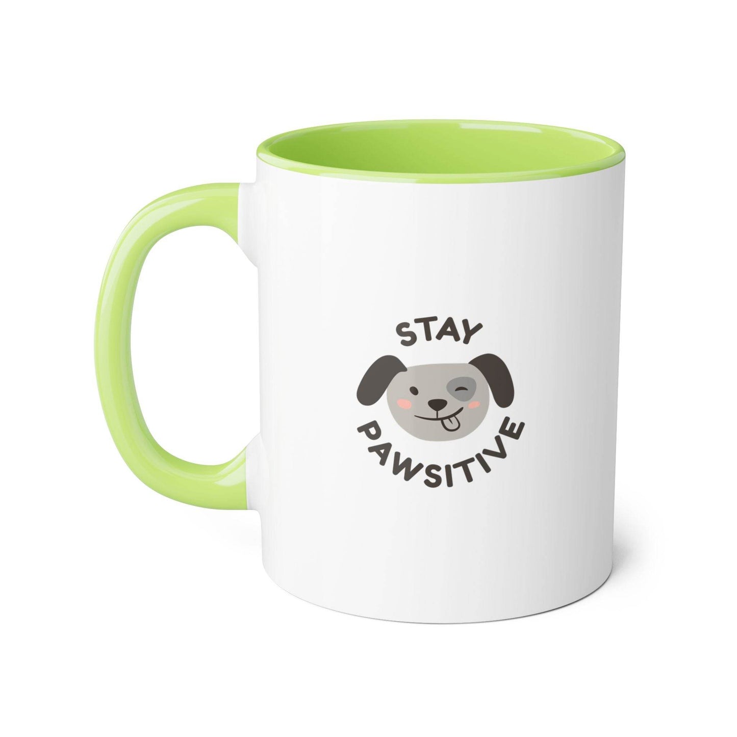 Funny Pawsitive Mug - 11oz Cup for Coffee Lovers - The Dreamer's Bookshop.