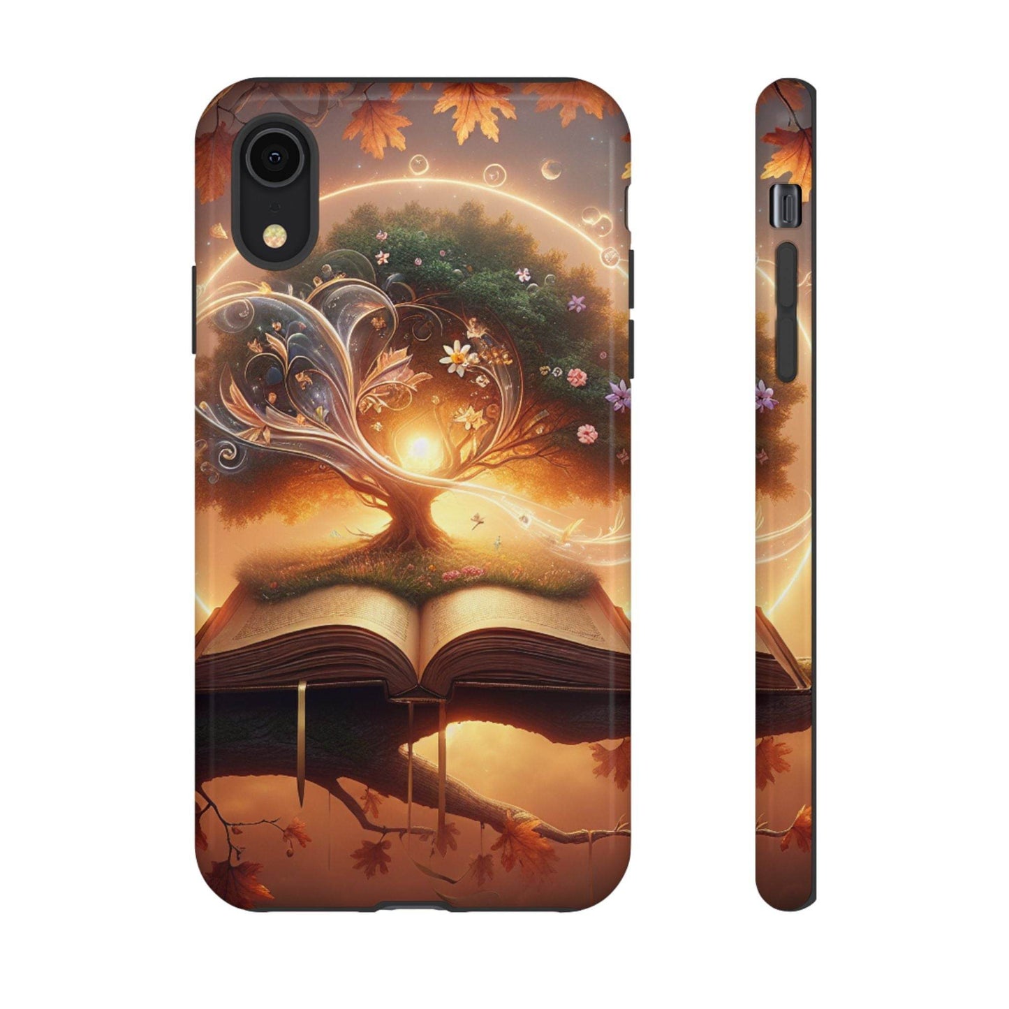 Nature-Inspired iPhone & Samsung Phone Case with Tree of Life Design - The Dreamer's Bookshop.