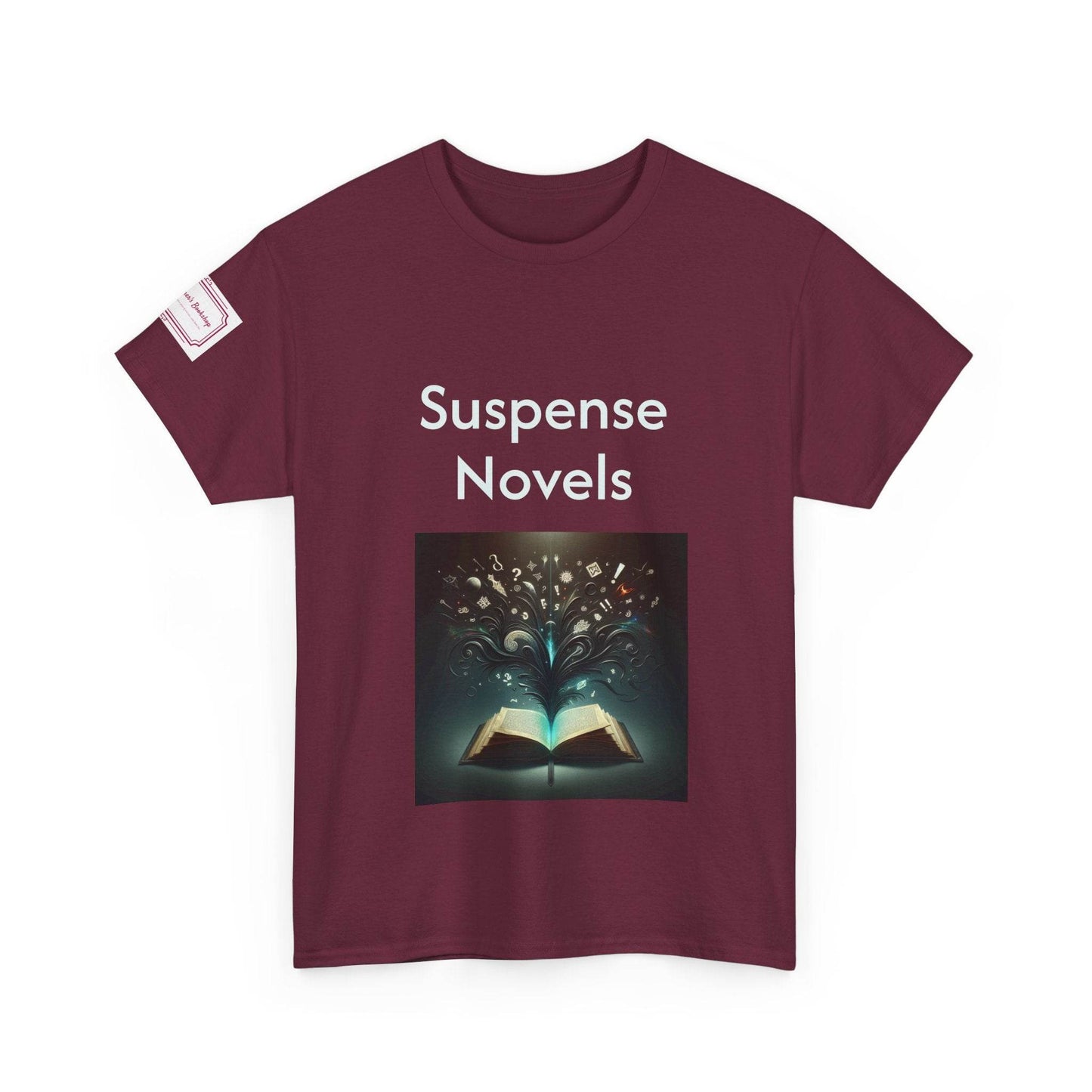 Fiction - Graphic Unisex Heavy Cotton Tee - Suspense Novels - The Dreamer's Bookshop.