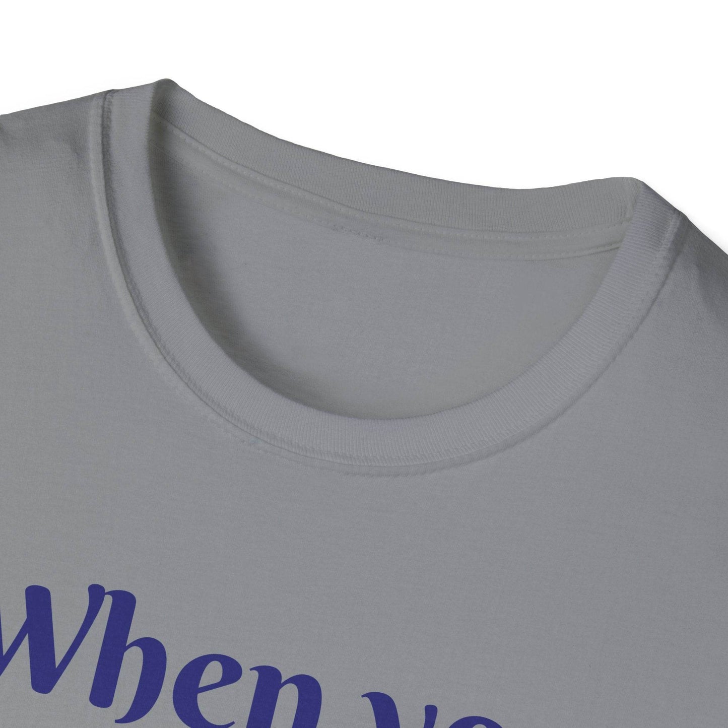 Unisex Softstyle T-Shirt - 'Just Breathe' - The Dreamer's Bookshop.