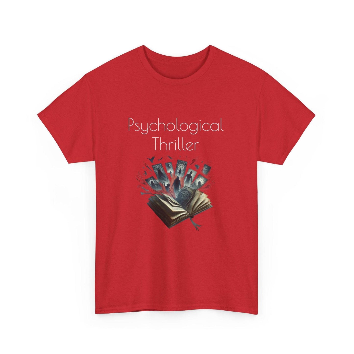 Fiction - Graphic Tee - Unisex Heavy Cotton T-Shirt Psychological Thriller - The Dreamer's Bookshop.