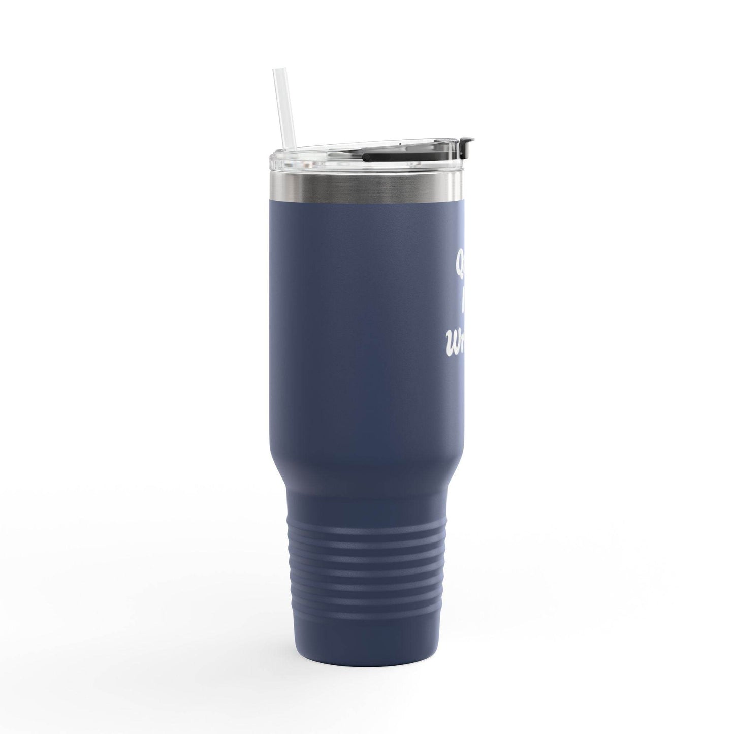 Quiet I'm Writing Insulated Travel Mug - 40oz Red Coffee Cup - The Dreamer's Bookshop.