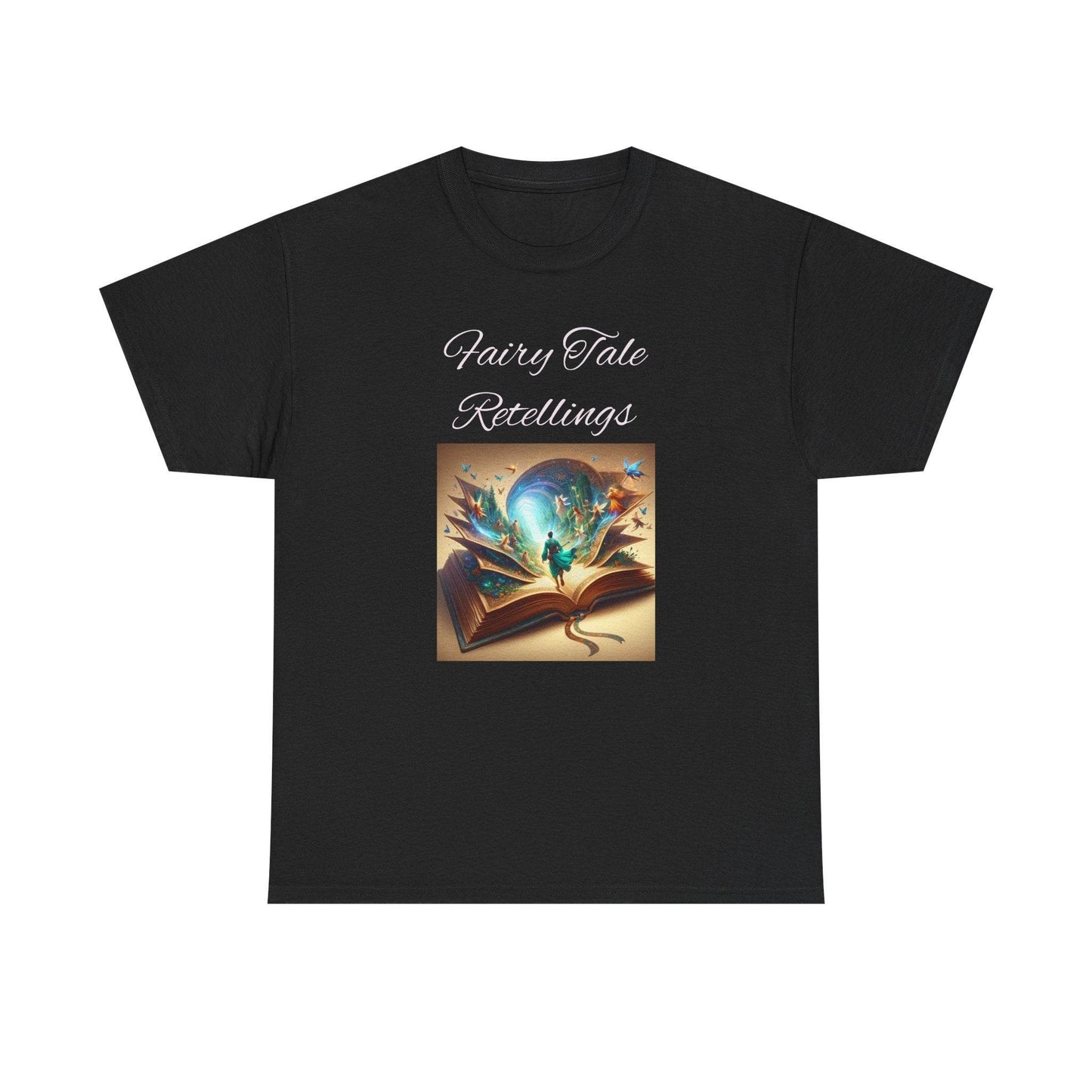Fiction - Graphic Tee - Unisex Heavy Cotton T-Shirt - Fairy Tale Retellings - The Dreamer's Bookshop.