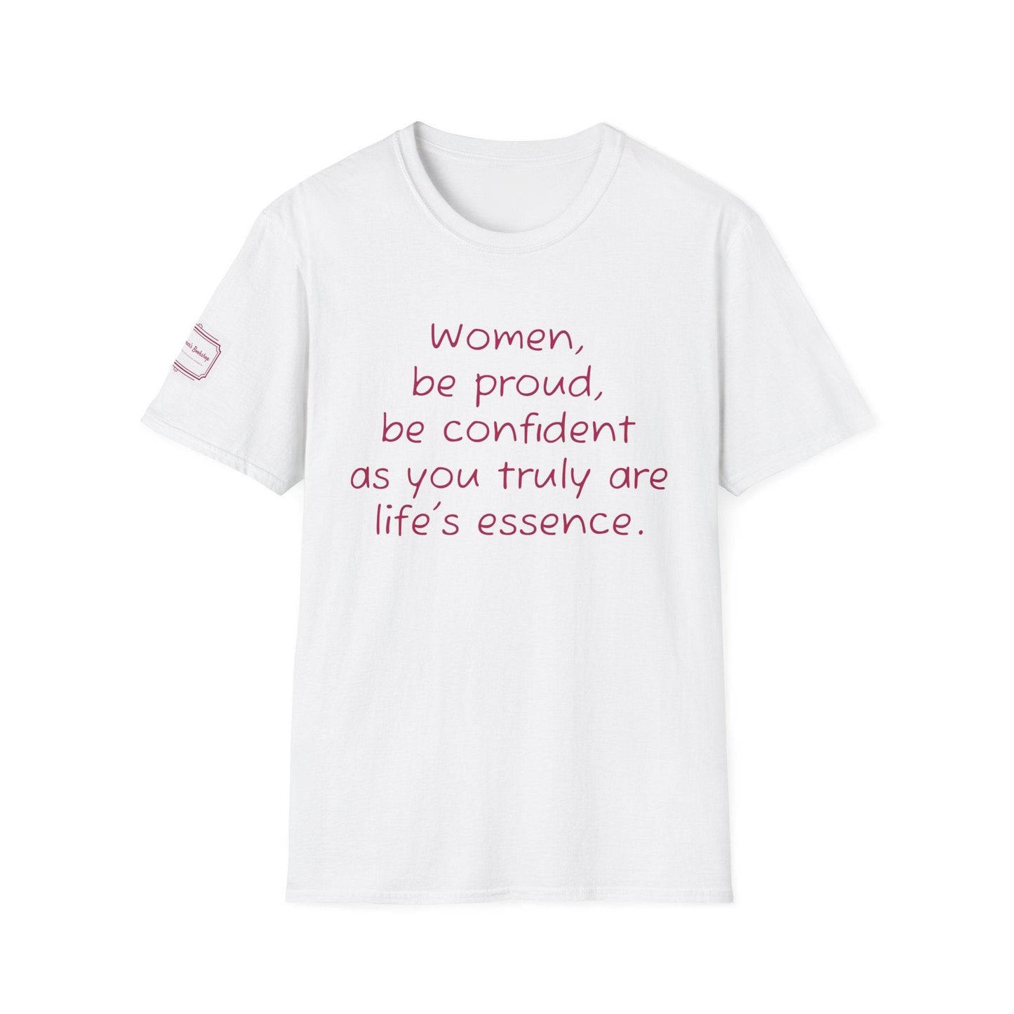 Inspirational Unisex Softstyle T-Shirt - 'Women' Motivational Design - The Dreamer's Bookshop.
