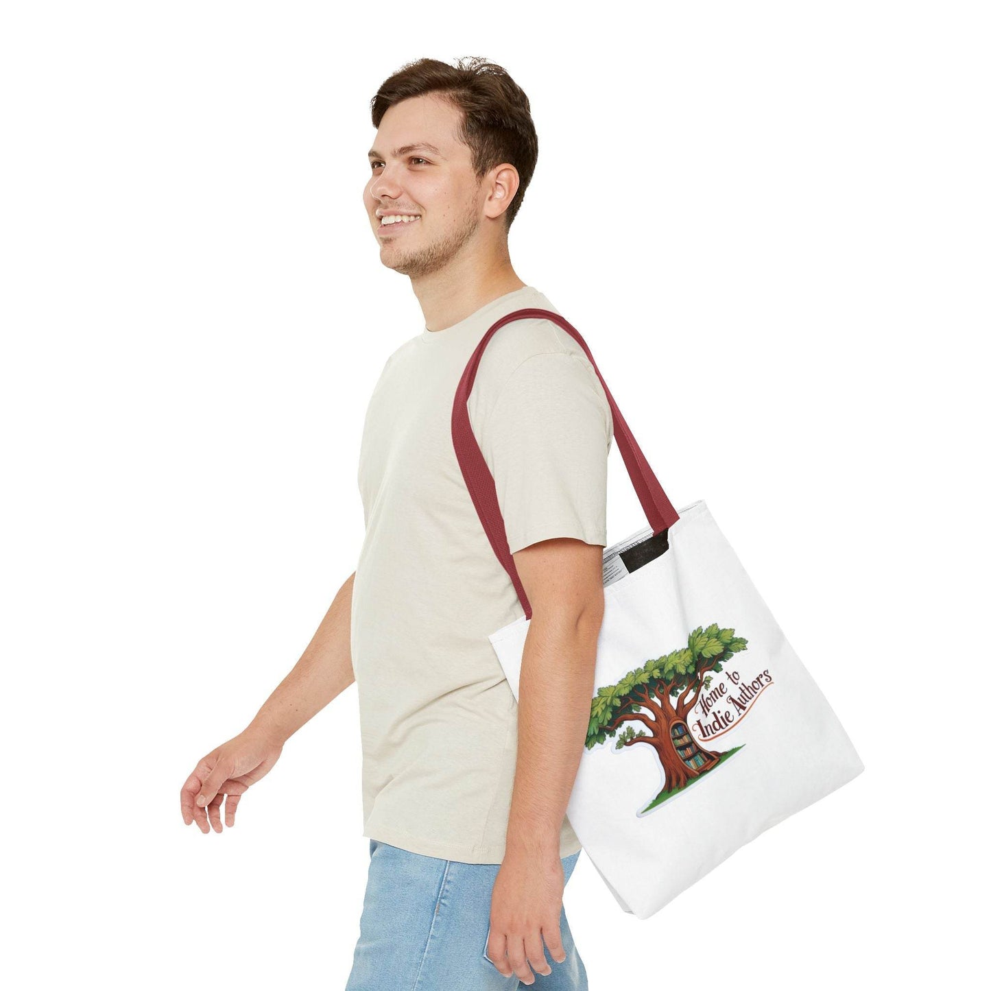 Literary Tote Bag - Home to Indie Authors & The Dreamer's Bookshop Designs - The Dreamer's Bookshop.