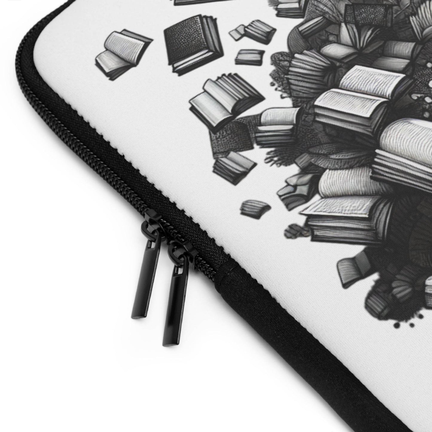 Books are always on my mind Laptop Sleeve - Perfect for Book Lovers and Students - The Dreamer's Bookshop.
