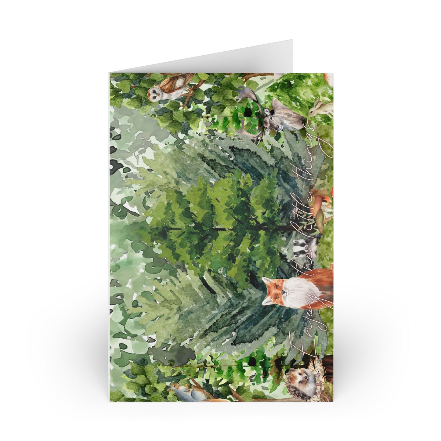 The Dreamer's Bookshop "Forest" Enjoy the Little Things Card - The Dreamer's Bookshop.