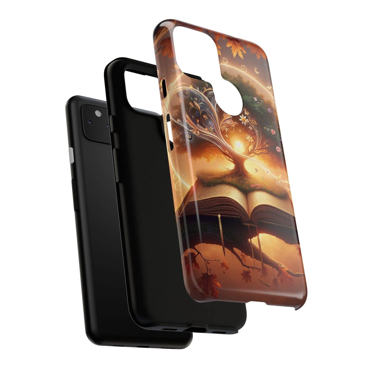 Google & Samsung - Artistic Phone Case with BookishTree Design - Tough Cases - The Dreamer's Bookshop.