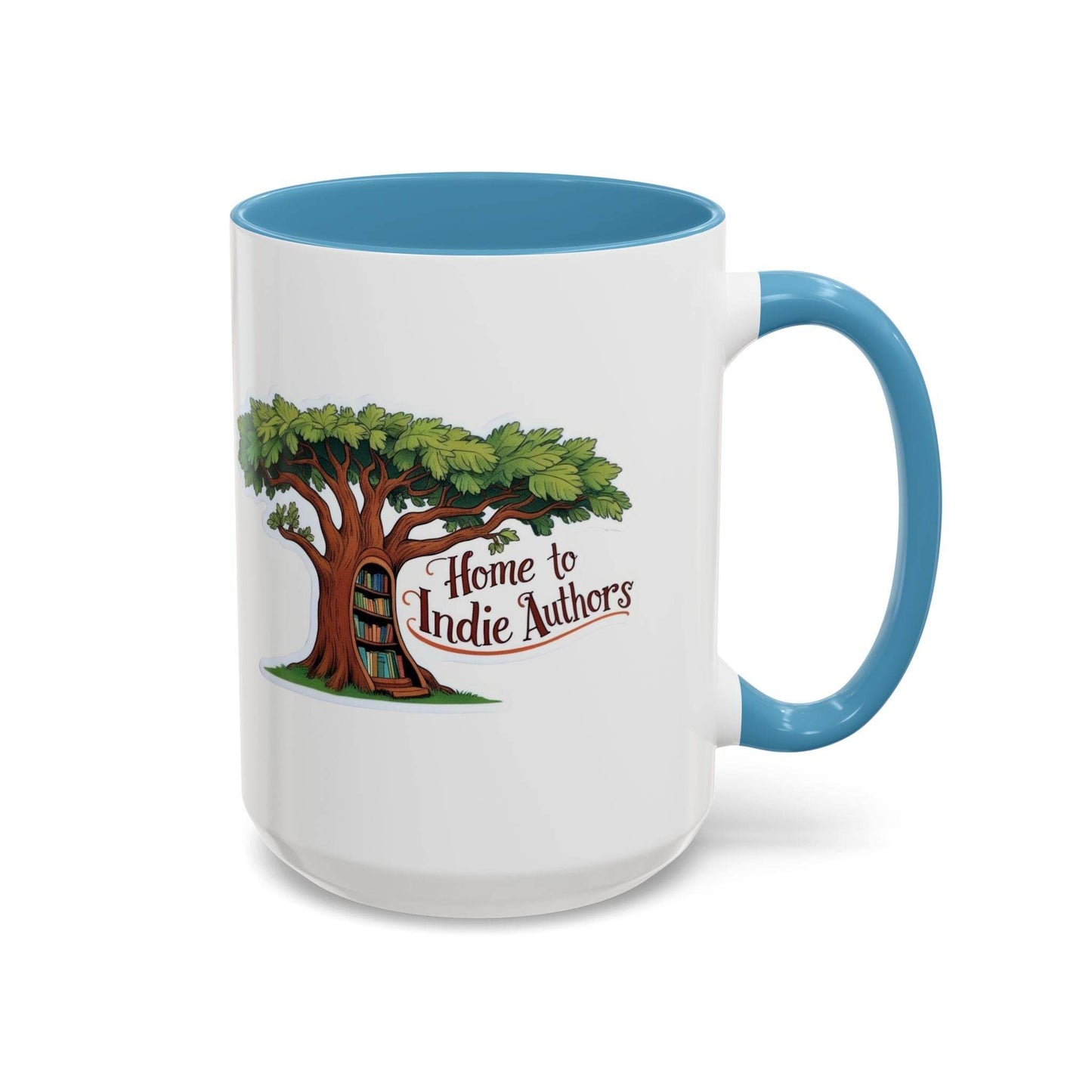 Home to Indie Authors Accent Coffee Mug - Perfect Gift for Writers & Book Lovers - The Dreamer's Bookshop.