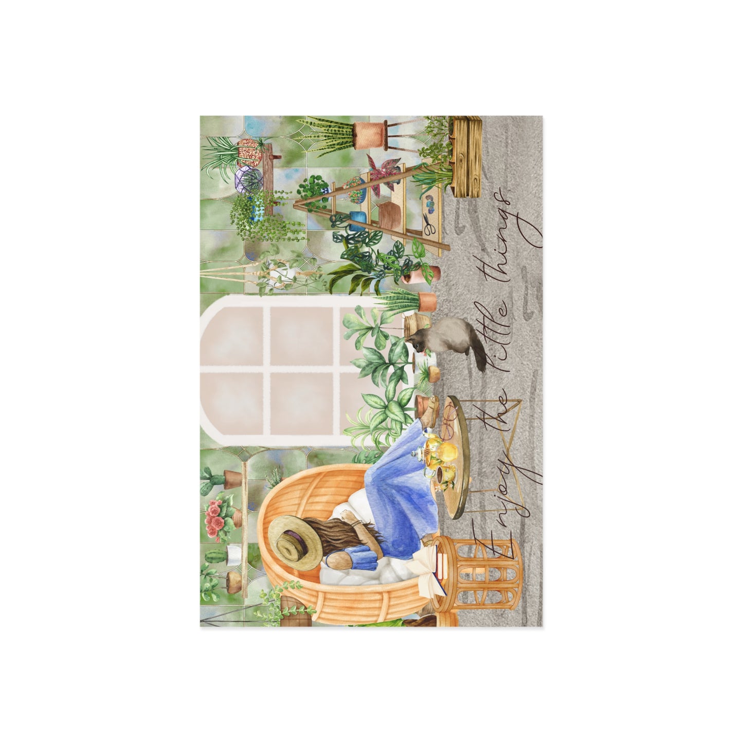 The Dreamer's Bookshop "Plant Mom" Enjoy the Little Things Card - The Dreamer's Bookshop.