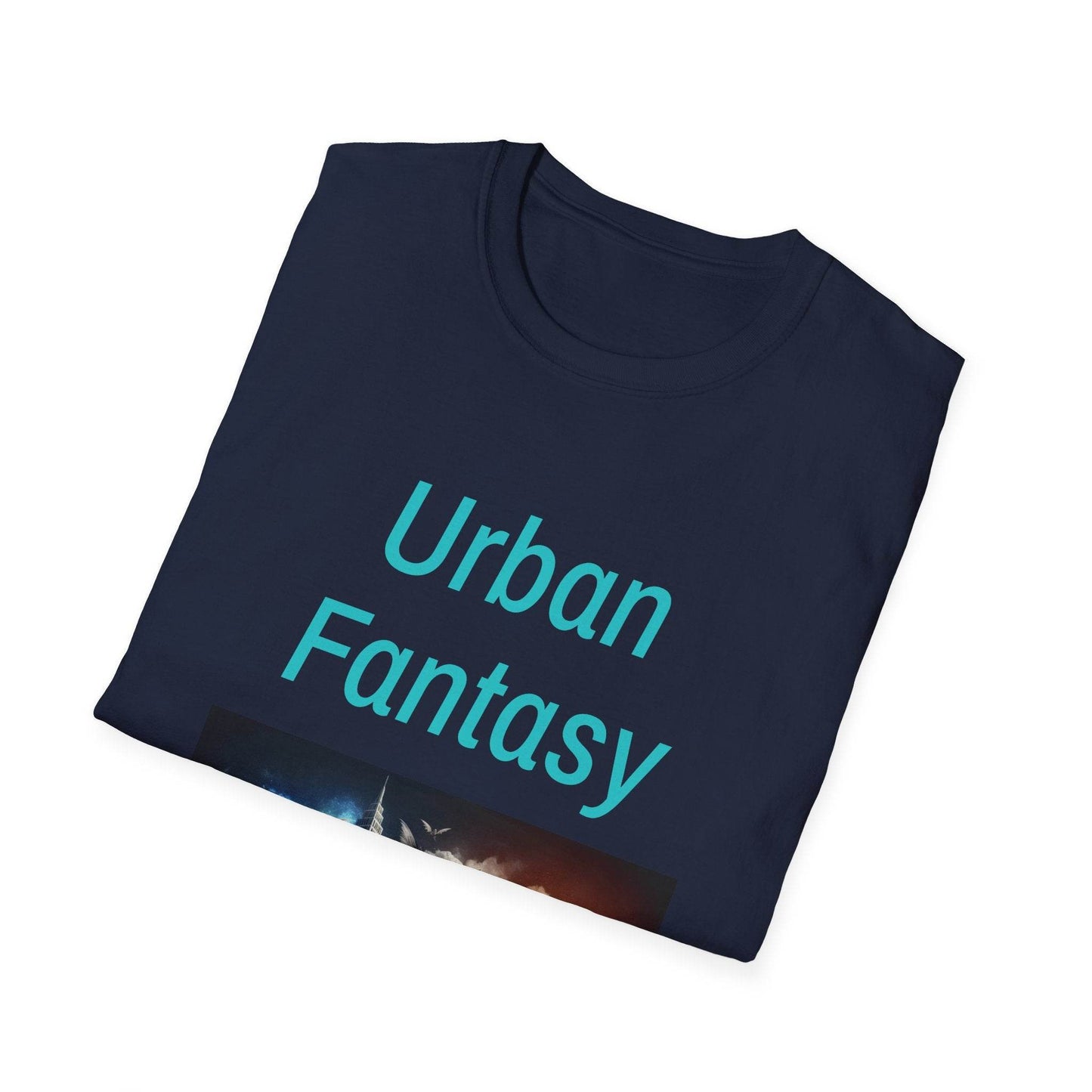 Urban Fantasy Unisex Softstyle T-Shirt - Magical Art Tee for Dreamers - The Dreamer's Bookshop.