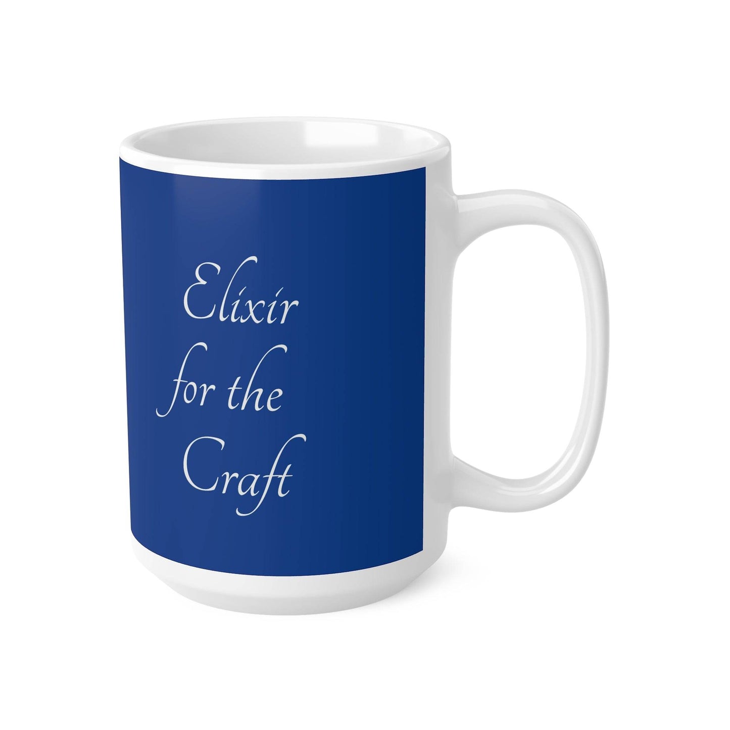 Inspiring Ceramic Coffee Mug - 'Elixir for the Craft' - Perfect Gift for Coffee Lovers - The Dreamer's Bookshop.