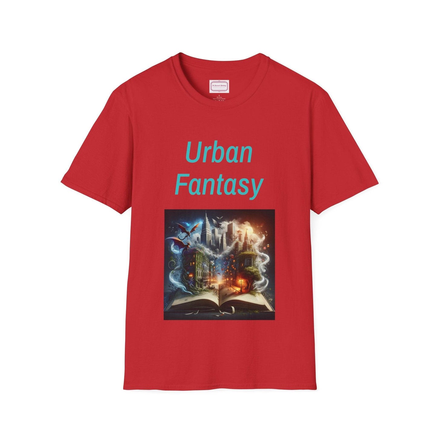 Urban Fantasy Unisex Softstyle T-Shirt - Creative Graphic Tee for Readers and Dreamers - The Dreamer's Bookshop.