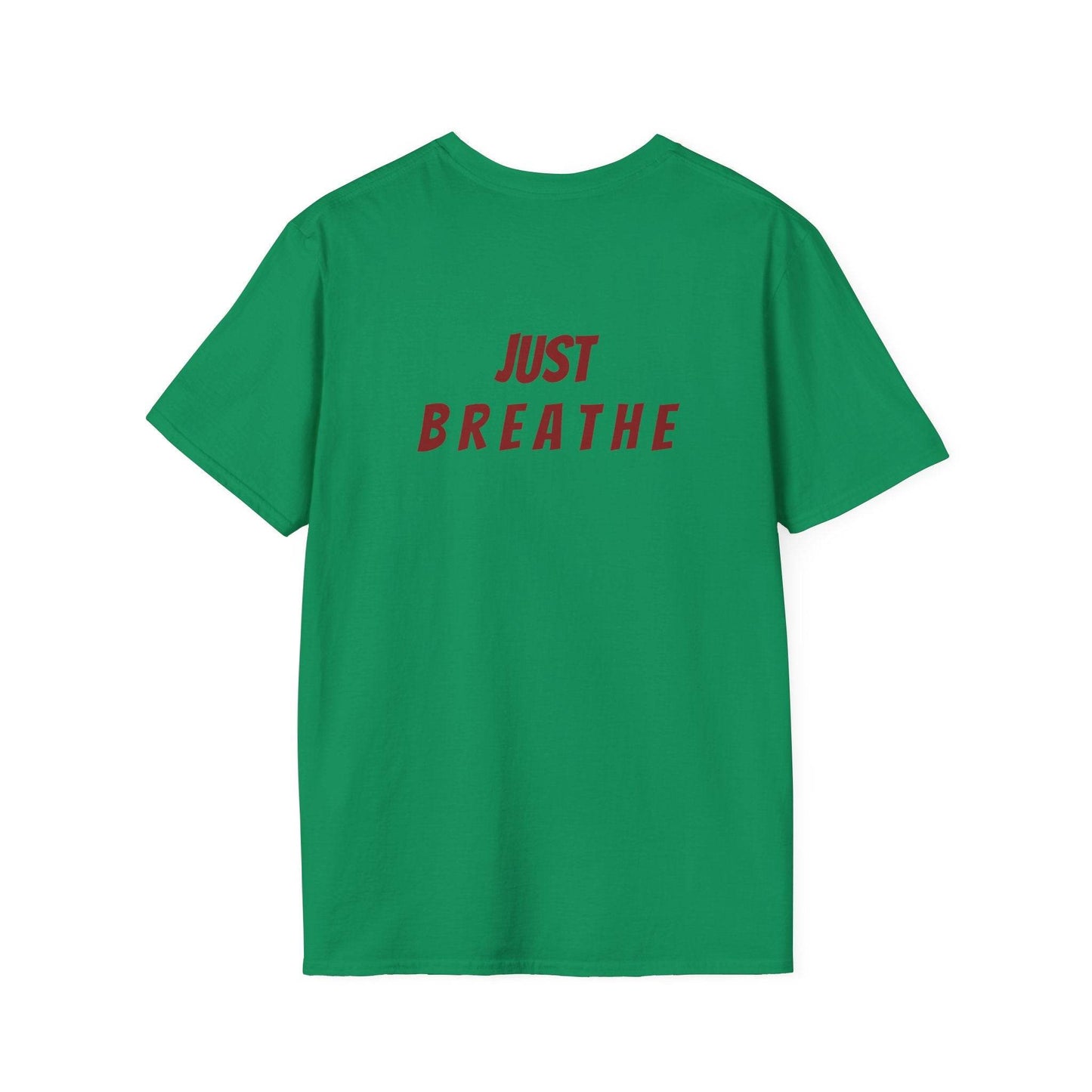 Unisex Softstyle T-Shirt - 'Just Breathe' - The Dreamer's Bookshop.