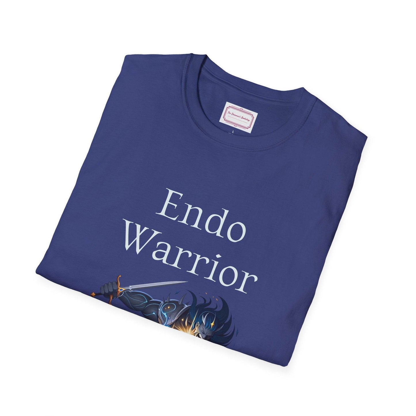 Endometriosis Warrior Unisex Softstyle T-Shirt - Embrace Your Battles - The Dreamer's Bookshop.