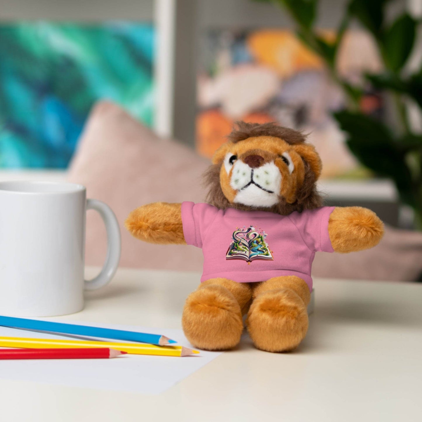 Personalized Stuffed Animal with Tee - Perfect Gift for Kids and Baby Showers - The Dreamer's Bookshop.