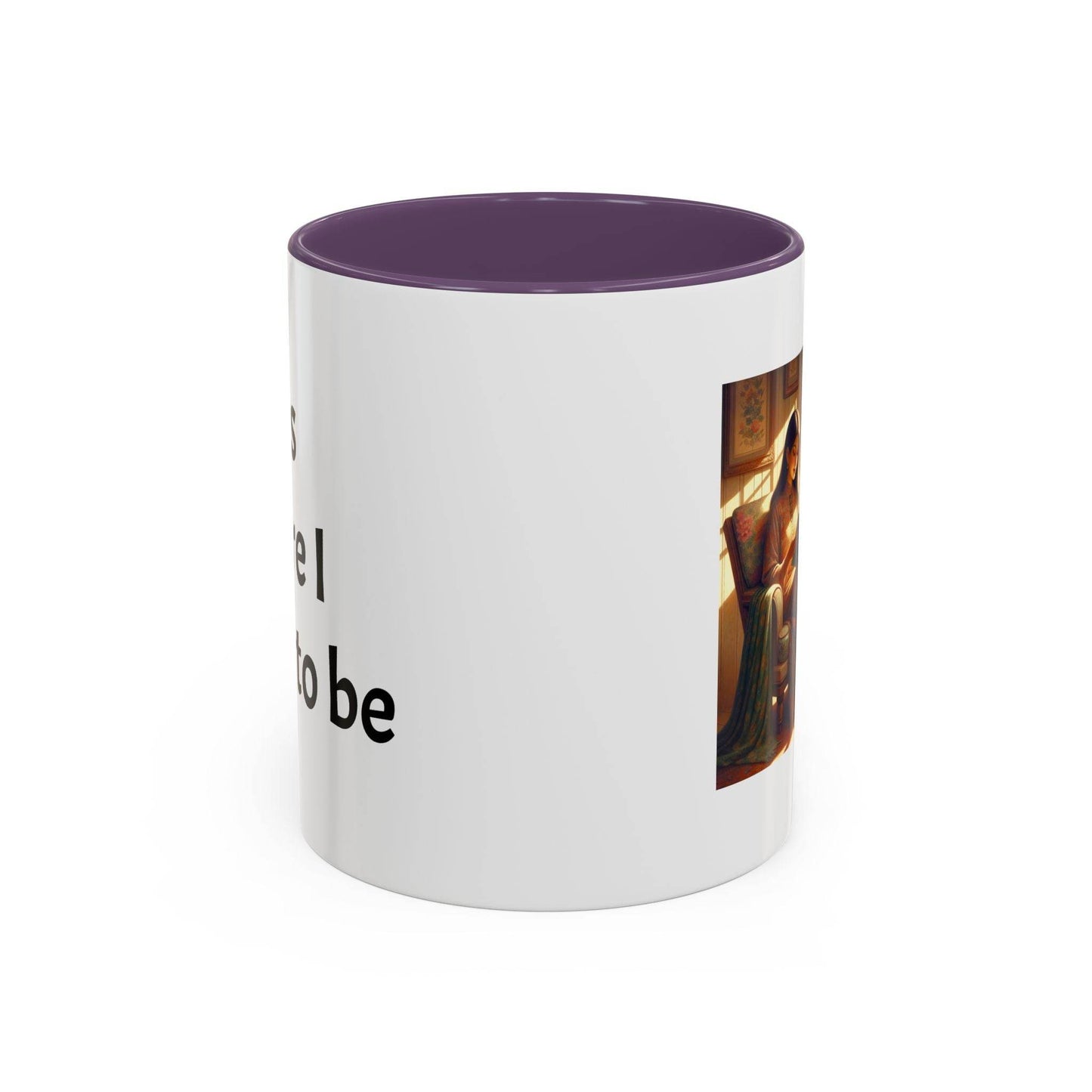 Cozy Reading Accent Coffee Mug - 11 oz - Perfect for Book Lovers - The Dreamer's Bookshop.