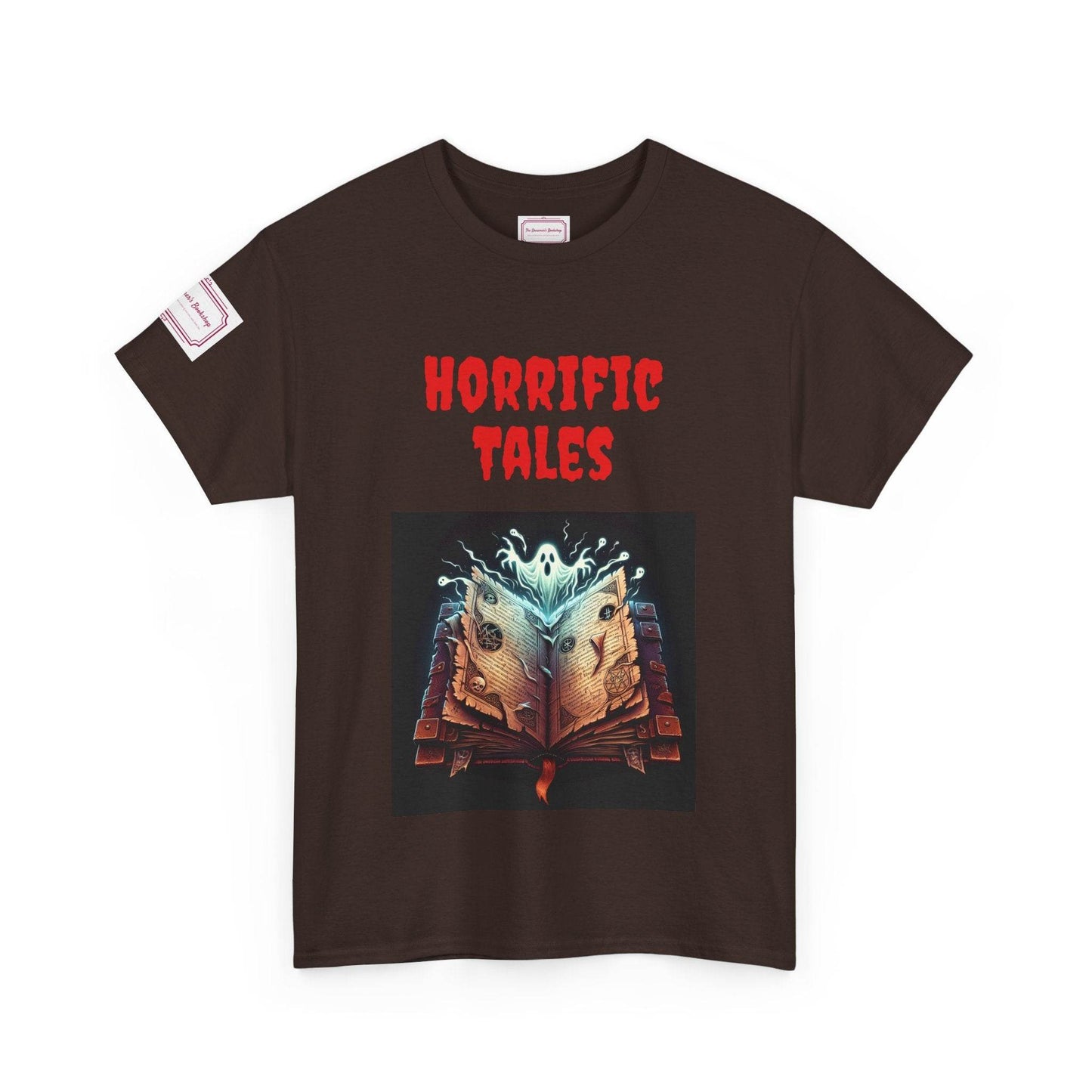 Horrific Tales - Unisex Heavy Cotton Tee - Perfect for Book Lovers - The Dreamer's Bookshop.