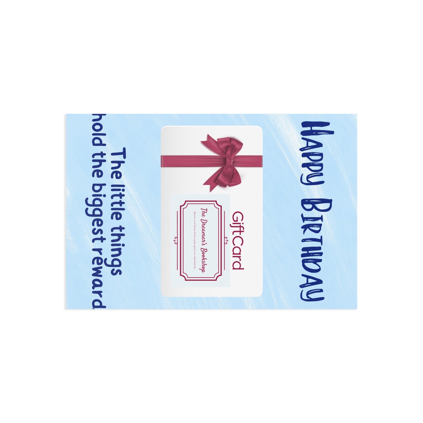 The Dreamer's Bookshop "Little Things" Birthday Card - The Dreamer's Bookshop.