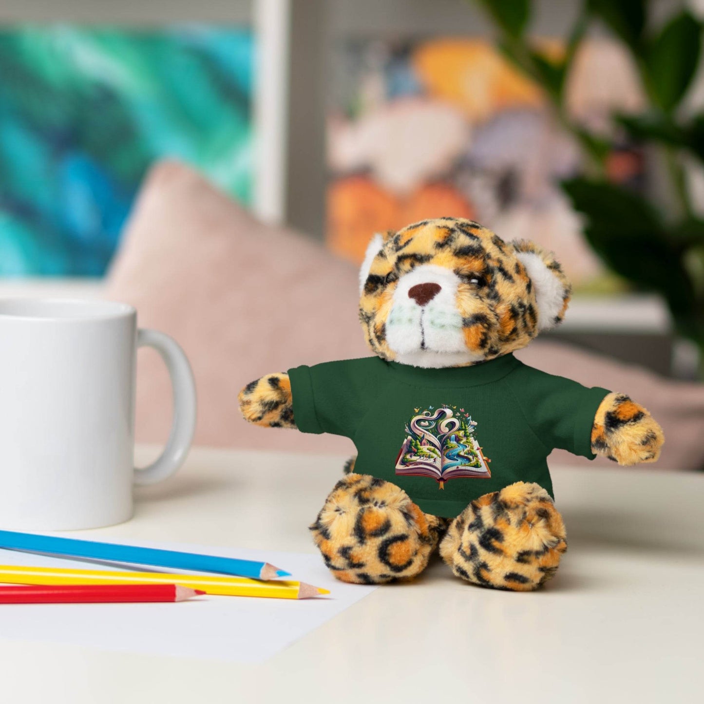 Personalized Stuffed Animal with Tee - Perfect Gift for Kids and Baby Showers - The Dreamer's Bookshop.