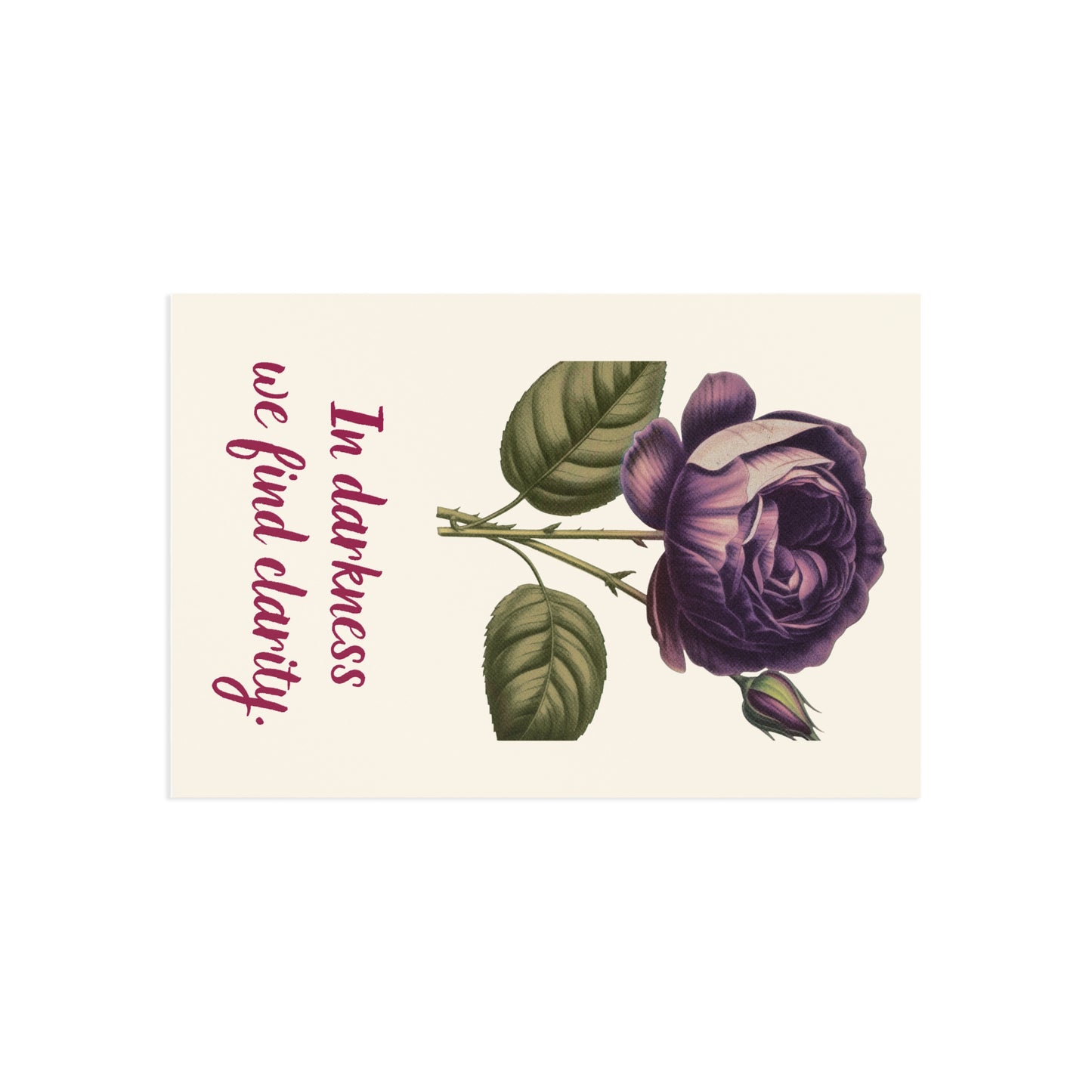 The Dreamer's Bookshop - Love Yourself Card "In darkness" - The Dreamer's Bookshop.