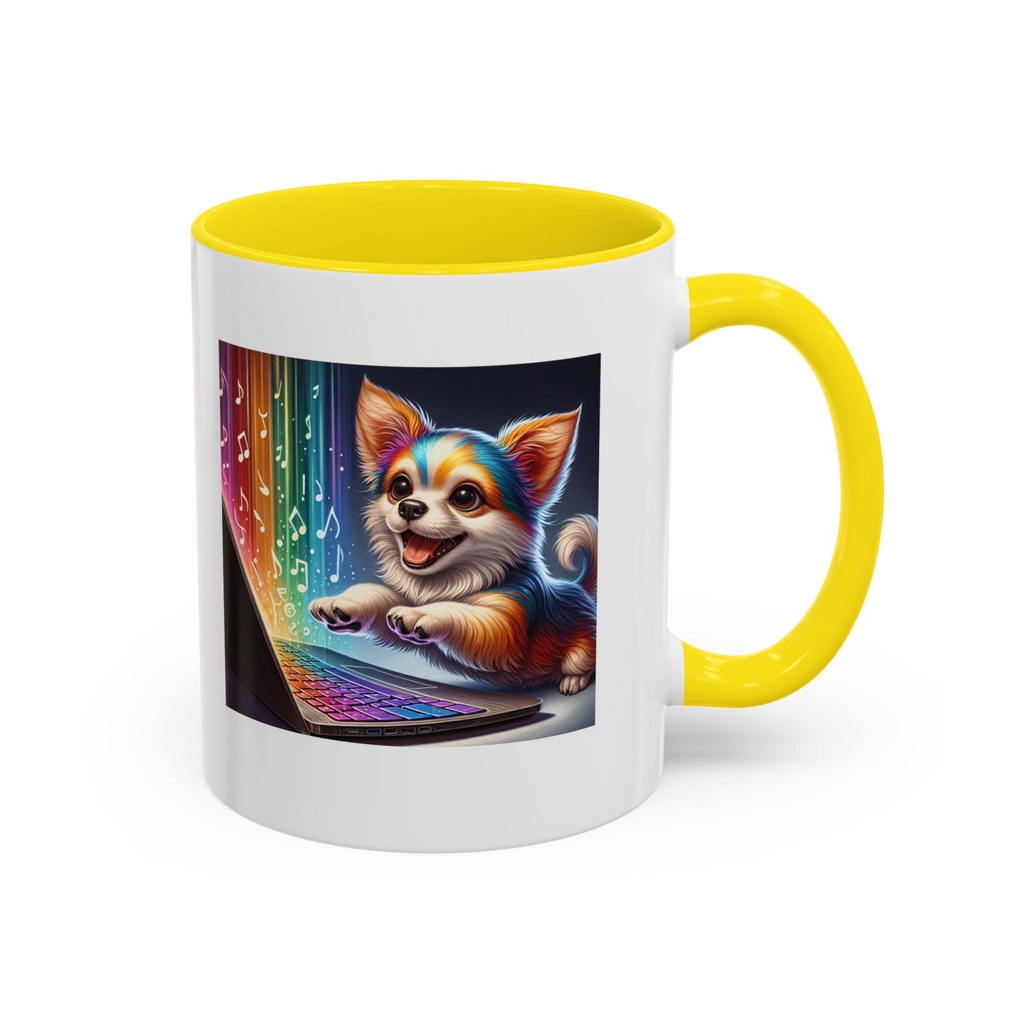 Playful Dog Writer Coffee Mug - Cute Gift for Book Lovers - The Dreamer's Bookshop.