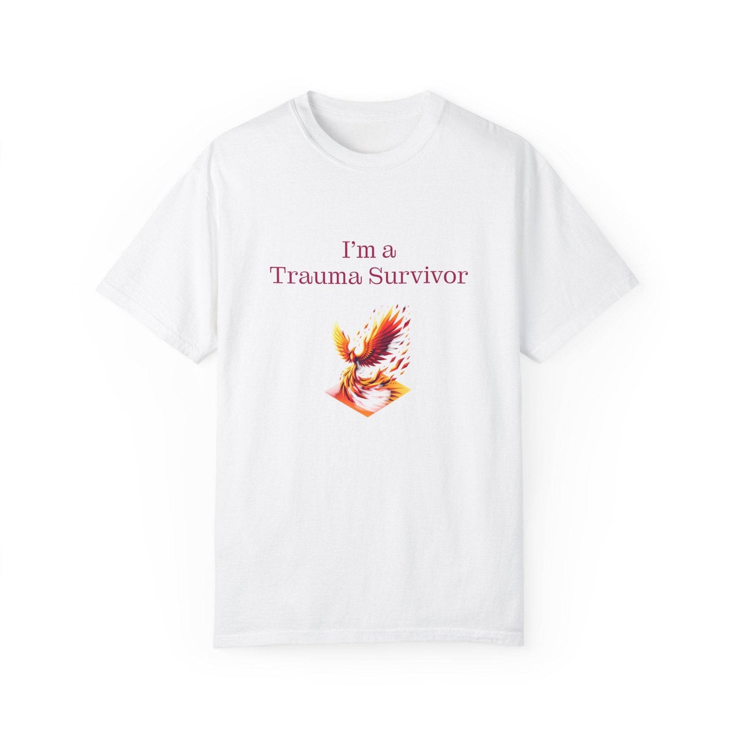 Trauma Survivor Unisex T-Shirt - Empowering Tee for Healthcare Awareness - The Dreamer's Bookshop.