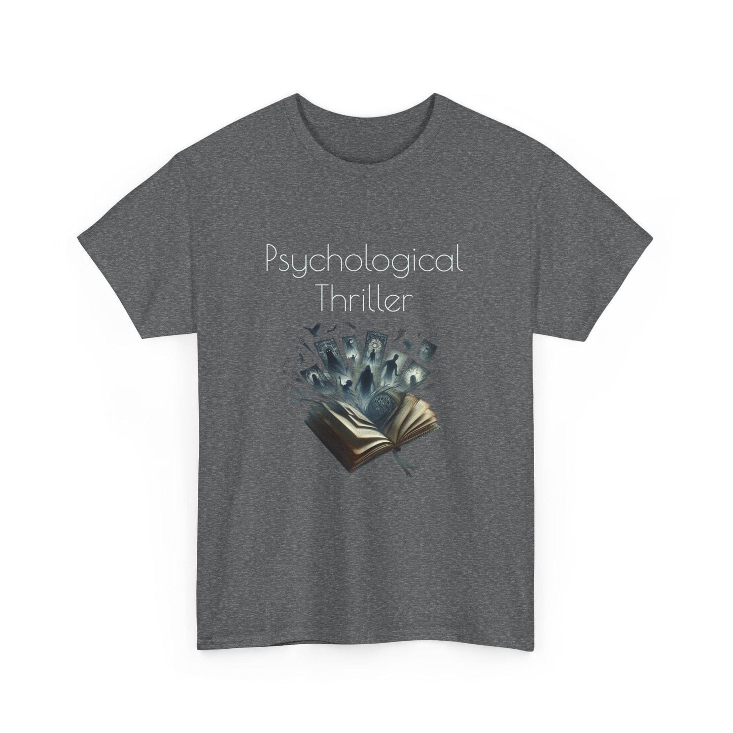 Fiction - Graphic Tee - Unisex Heavy Cotton T-Shirt Psychological Thriller - The Dreamer's Bookshop.
