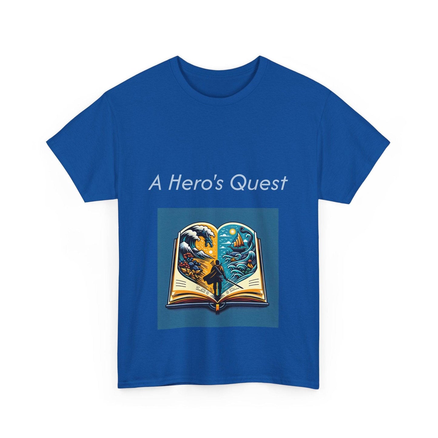 Adventurous - Unisex Heavy Cotton Tee - Hero's Quest - The Dreamer's Bookshop.