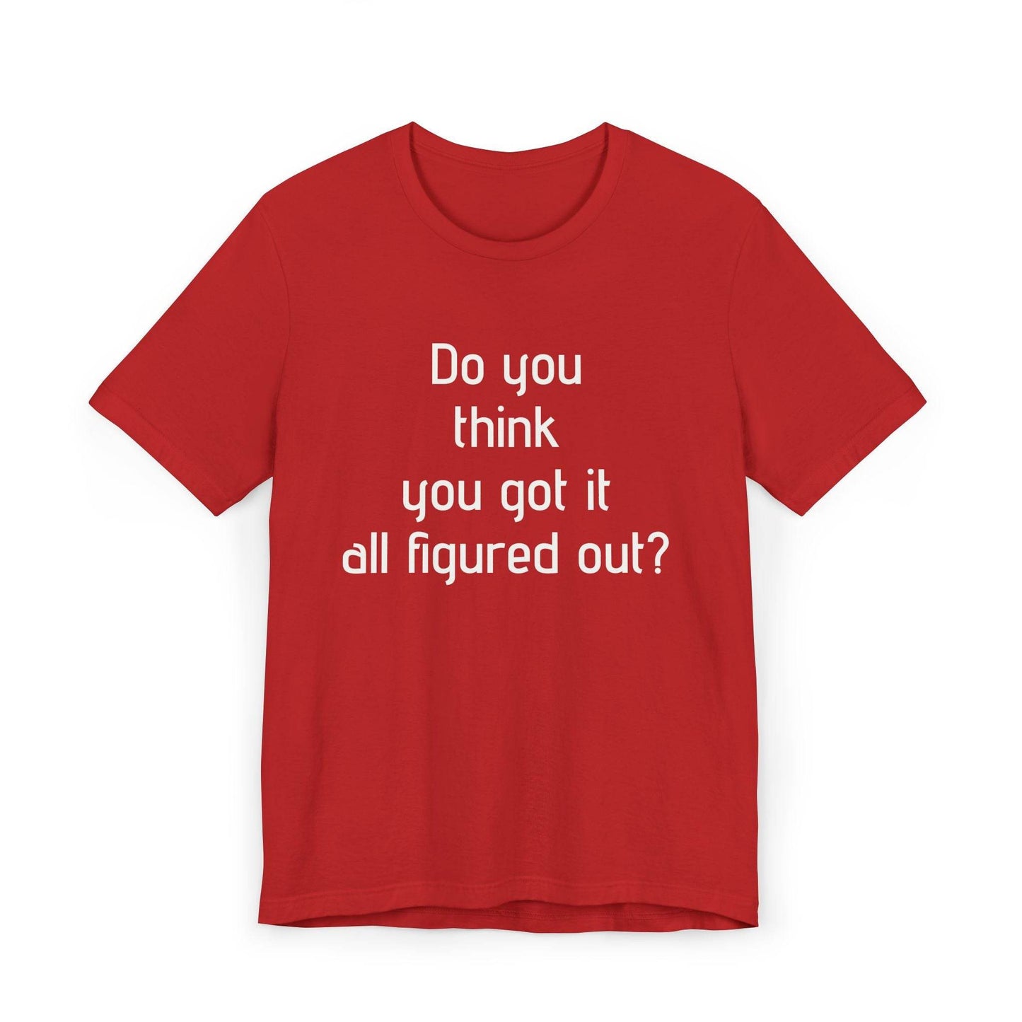 Inspirational Unisex Jersey T-Shirt - Think Again Vibe - The Dreamer's Bookshop.