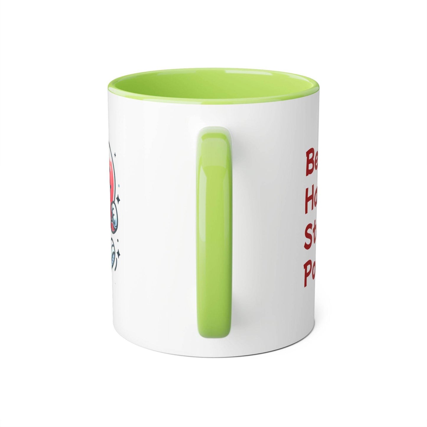 Be Happy Stay Positive Accent Mug - 11oz Coffee Cup for Daily Inspiration - The Dreamer's Bookshop.