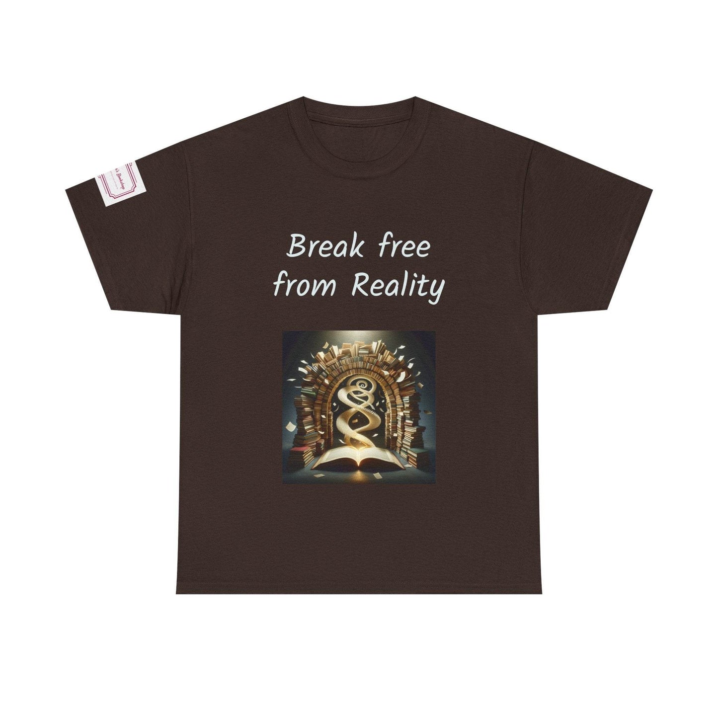 Break Free - Unisex Heavy Cotton Tee - Book Lovers - The Dreamer's Bookshop.