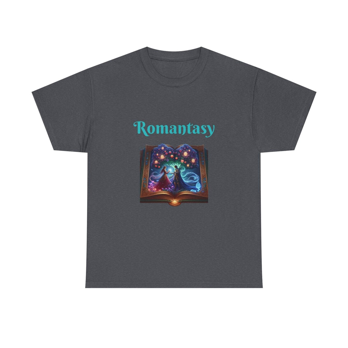 Fantasy - Graphic Tee - Unisex Heavy Cotton T-Shirt Romantasy Books - The Dreamer's Bookshop.