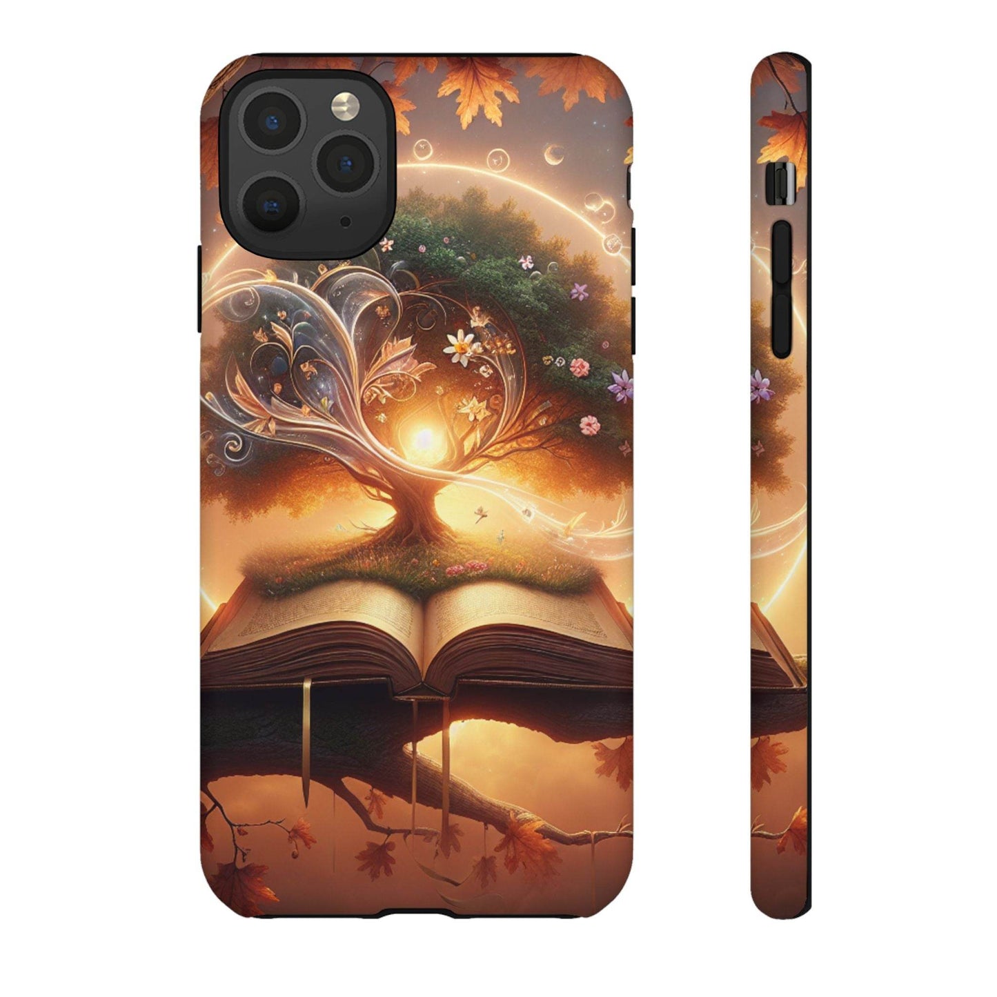 Nature-Inspired iPhone & Samsung Phone Case with Tree of Life Design - The Dreamer's Bookshop.