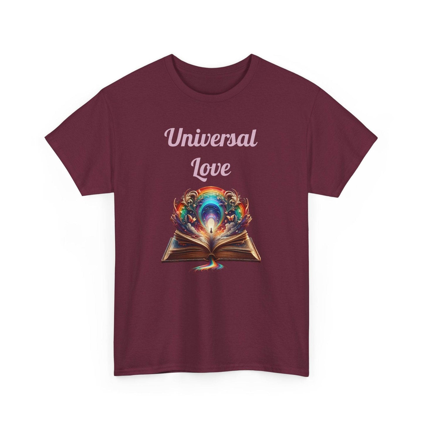 Universal Love - Graphic Tee - Unisex Heavy Cotton T-Shirt Queer Romance Books - The Dreamer's Bookshop.