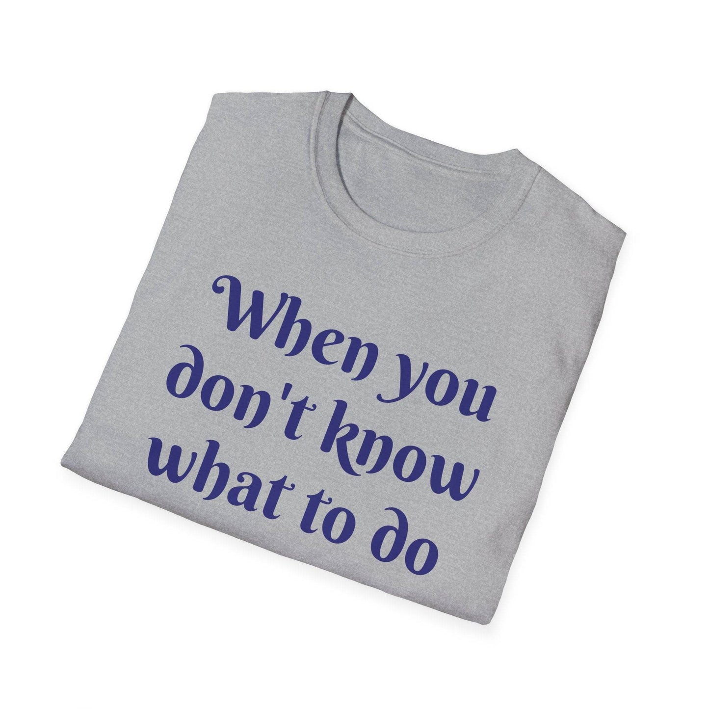 Unisex Softstyle T-Shirt - 'Just Breathe' - The Dreamer's Bookshop.