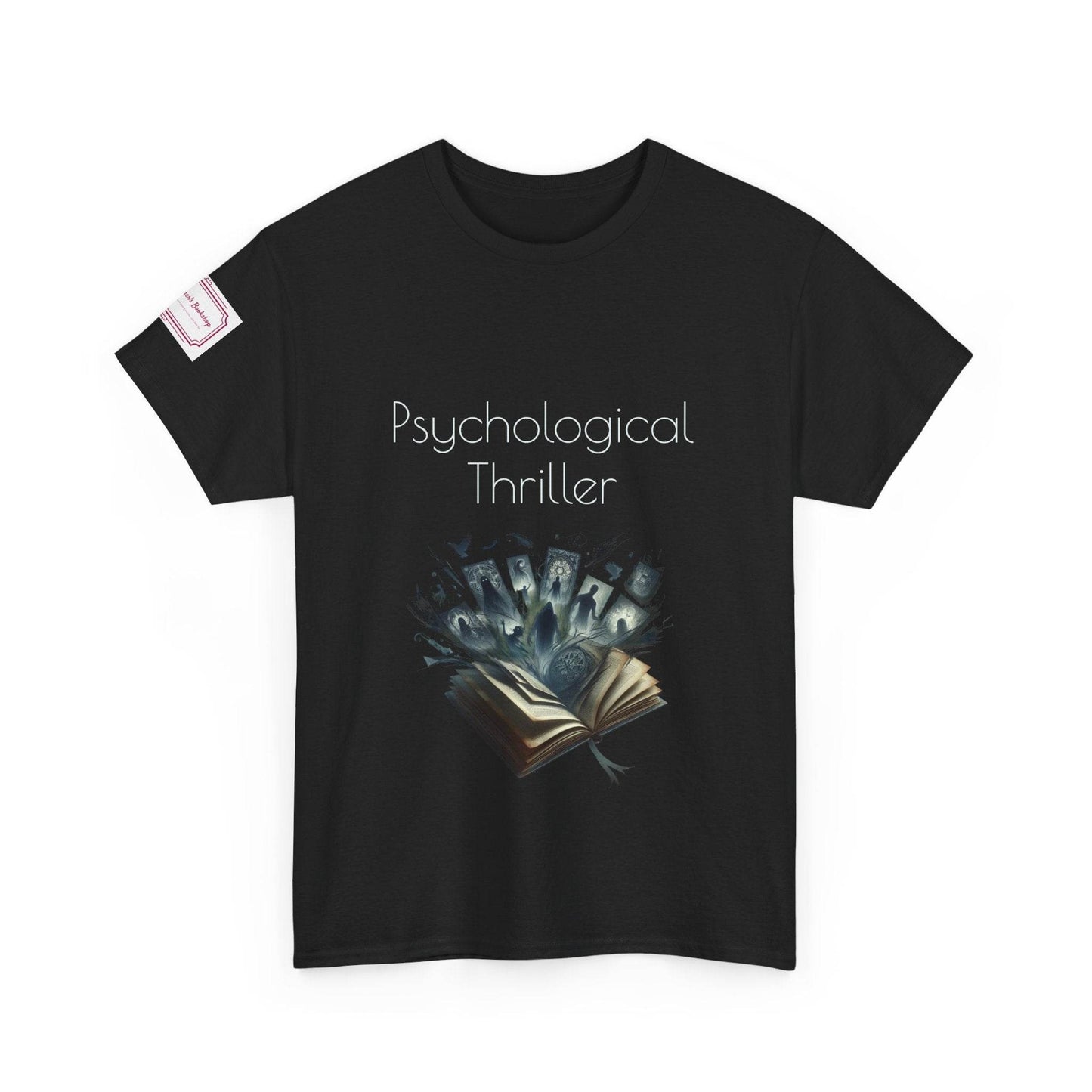 Fiction - Graphic Unisex Heavy Cotton Tee - Psychological Thriller - The Dreamer's Bookshop.