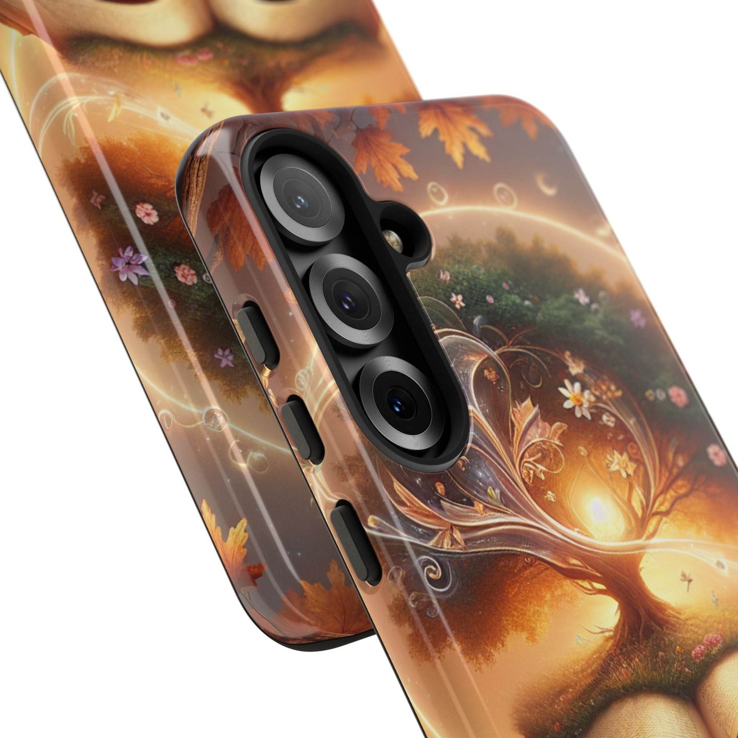 Nature-Inspired iPhone & Samsung Phone Case with Tree of Life Design - The Dreamer's Bookshop.