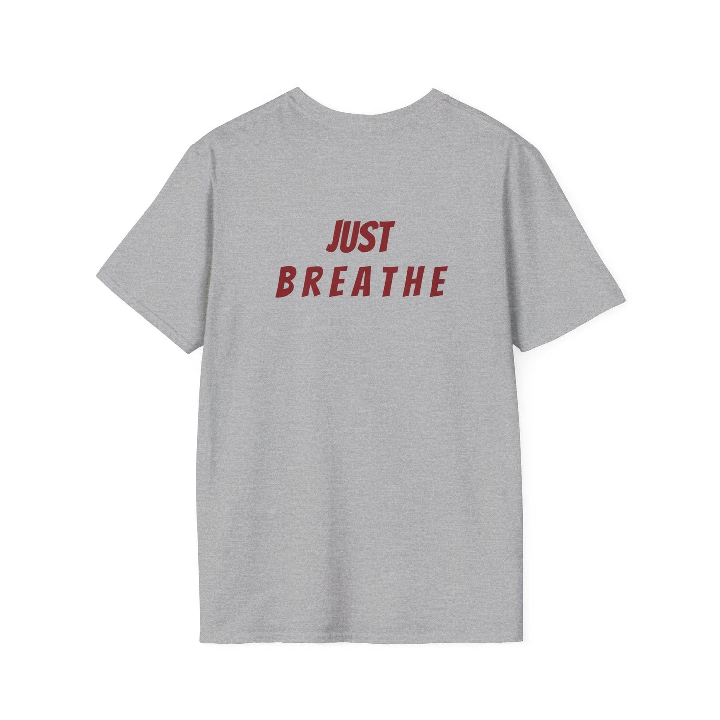 Unisex Softstyle T-Shirt - 'Just Breathe' - The Dreamer's Bookshop.