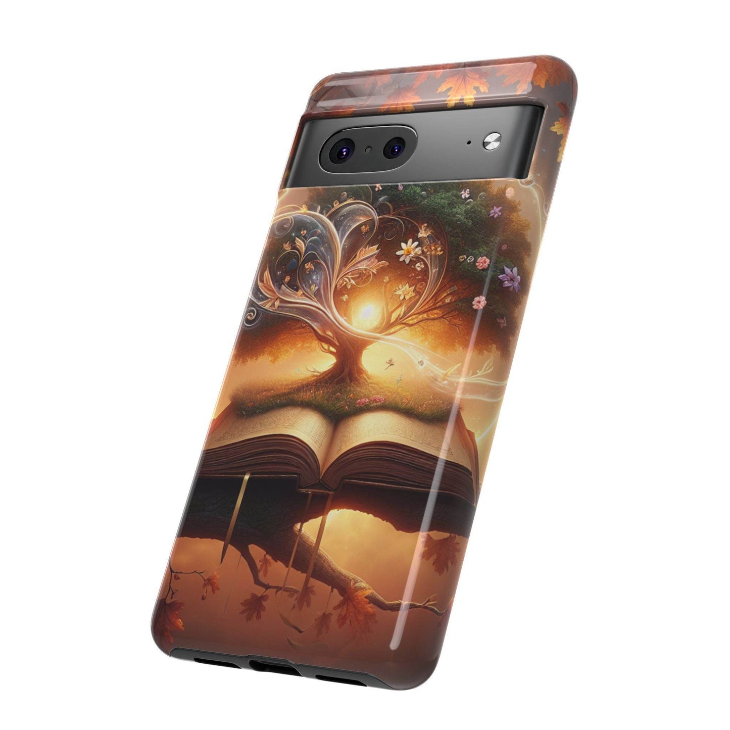 Google & Samsung - Artistic Phone Case with BookishTree Design - Tough Cases - The Dreamer's Bookshop.