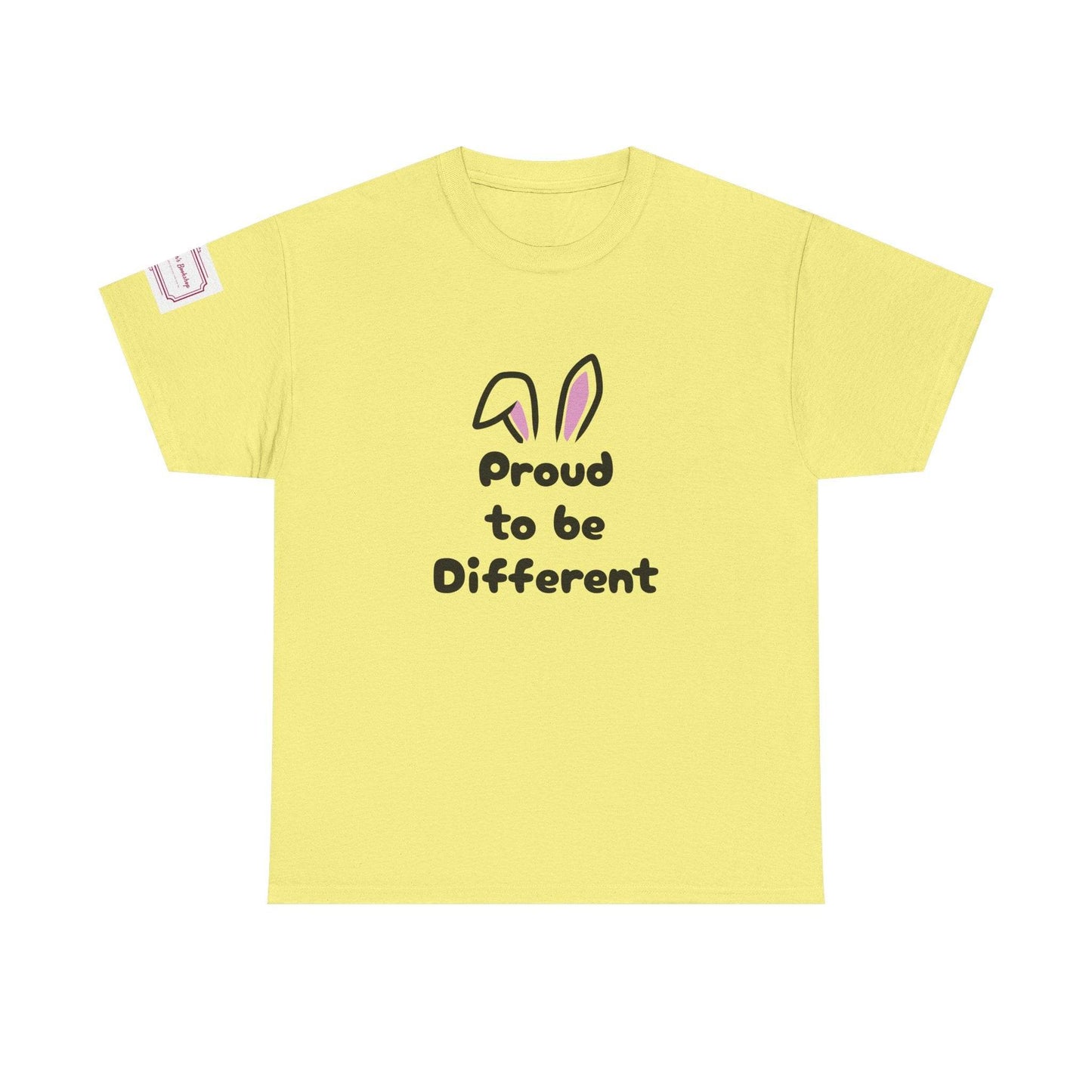 Proud to Be Different Unisex Heavy Cotton Tee – Celebrate Uniqueness - The Dreamer's Bookshop.