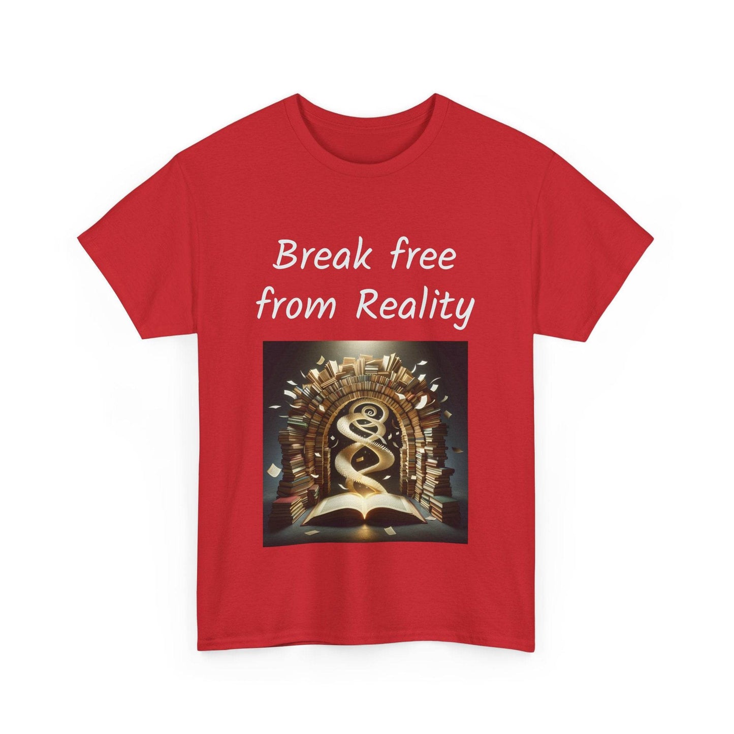 Break Free - Unisex Heavy Cotton Tee - Book Lovers - The Dreamer's Bookshop.