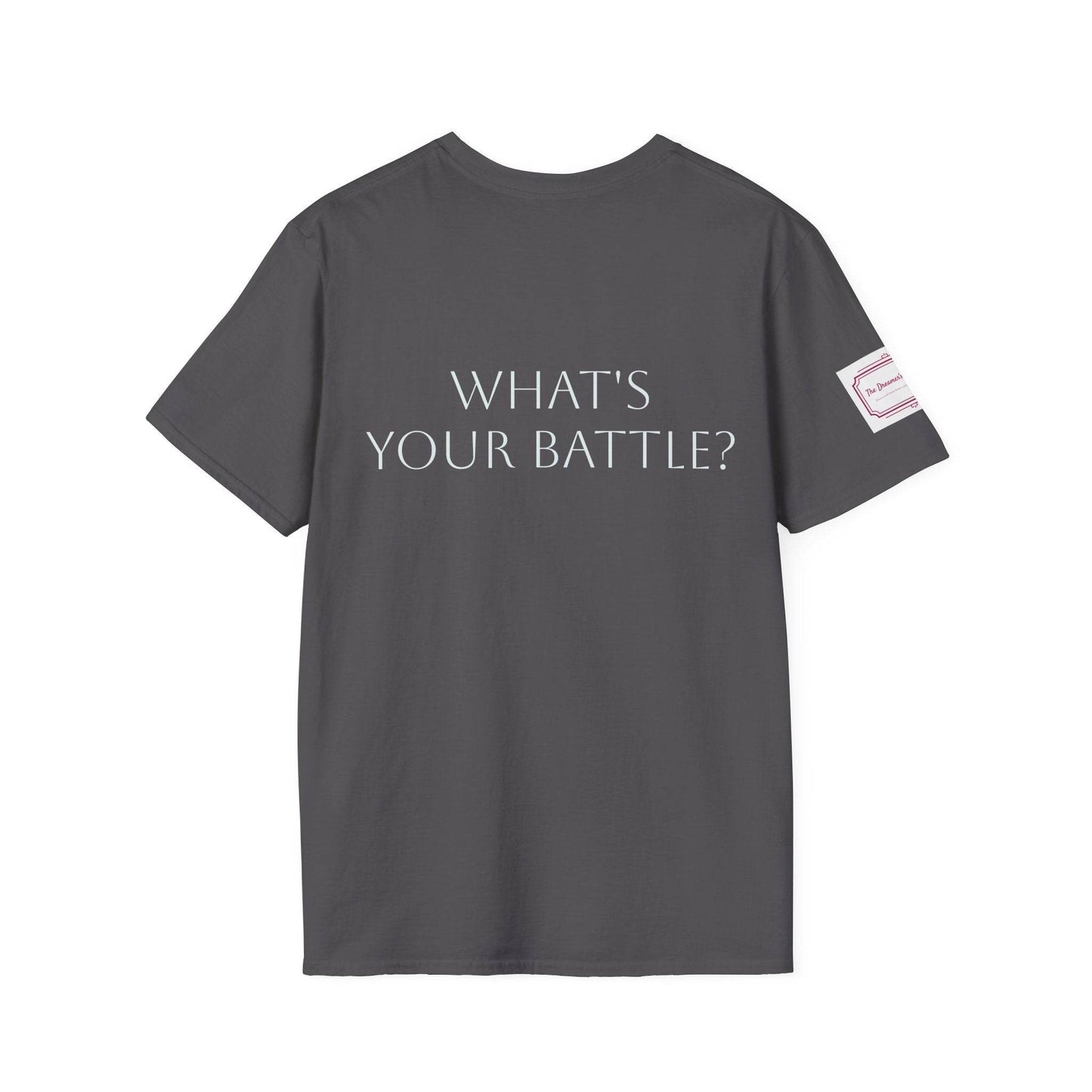 Cancer Warrior Unisex Softstyle T-Shirt - Empowering Graphic Tee for Women's Health Awarenes - The Dreamer's Bookshop.