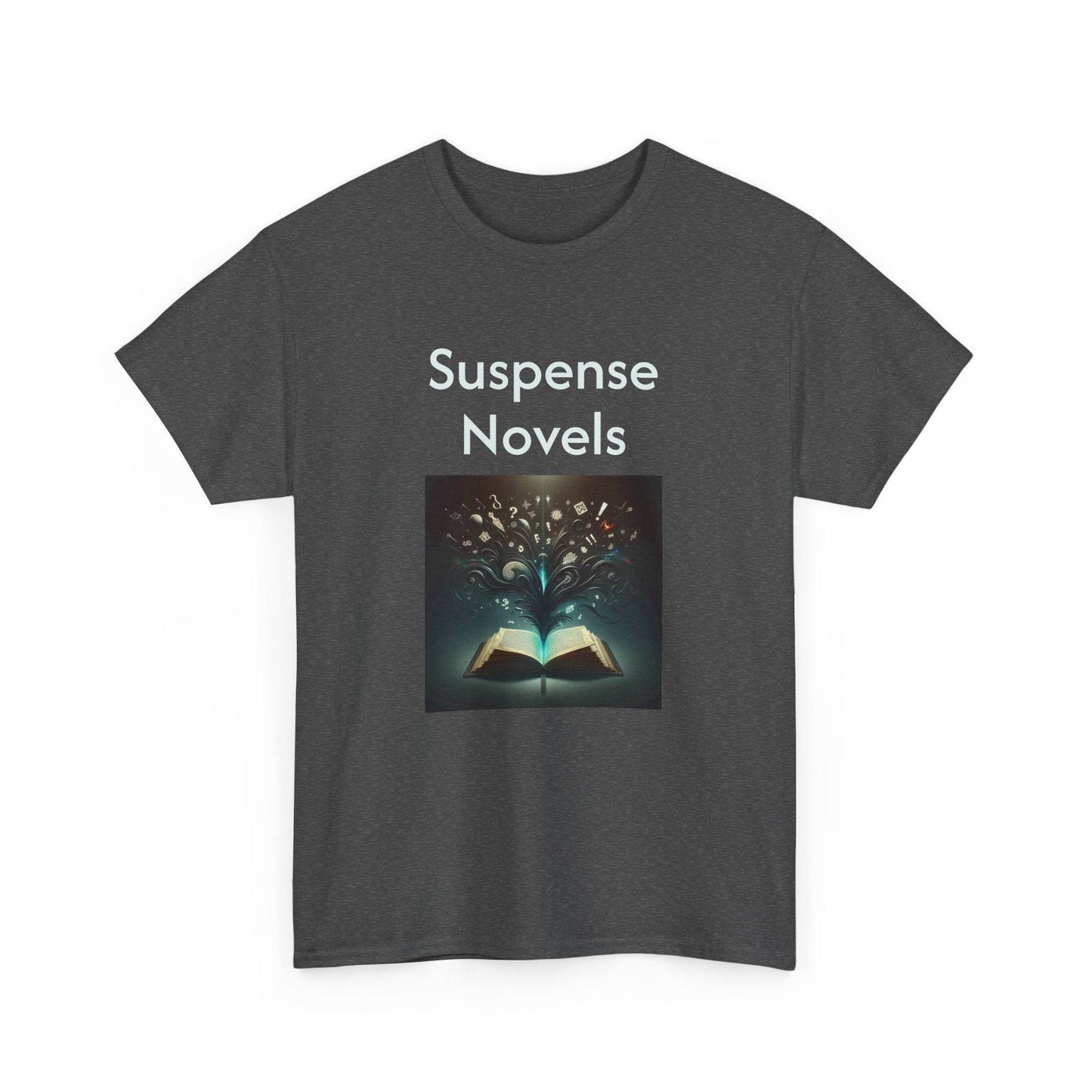 Fiction - Graphic Tee - Unisex Heavy Cotton T-Shirt Suspense Novels - The Dreamer's Bookshop.