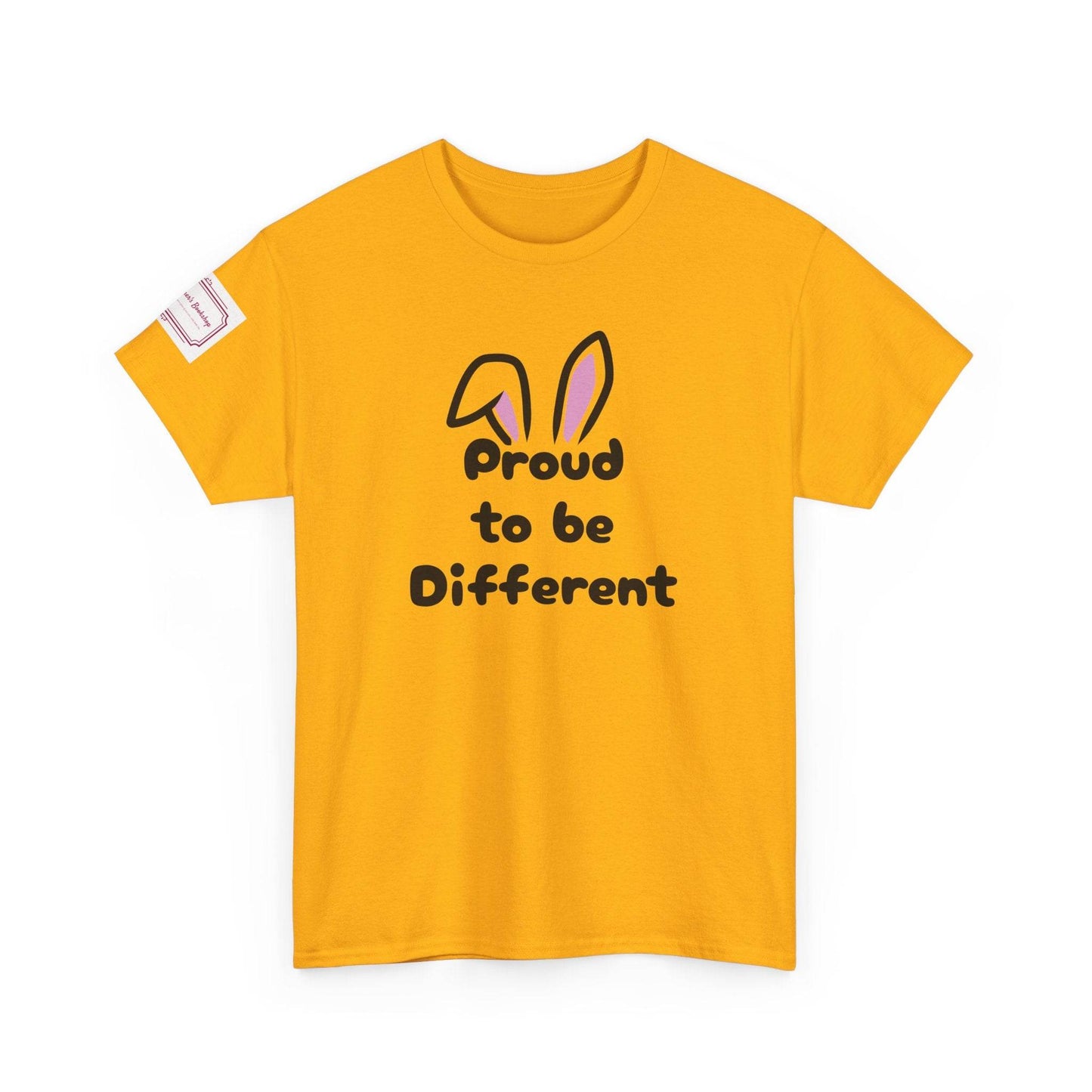 Proud to be Different Unisex Heavy Cotton Tee - Celebrate Individuality - The Dreamer's Bookshop.