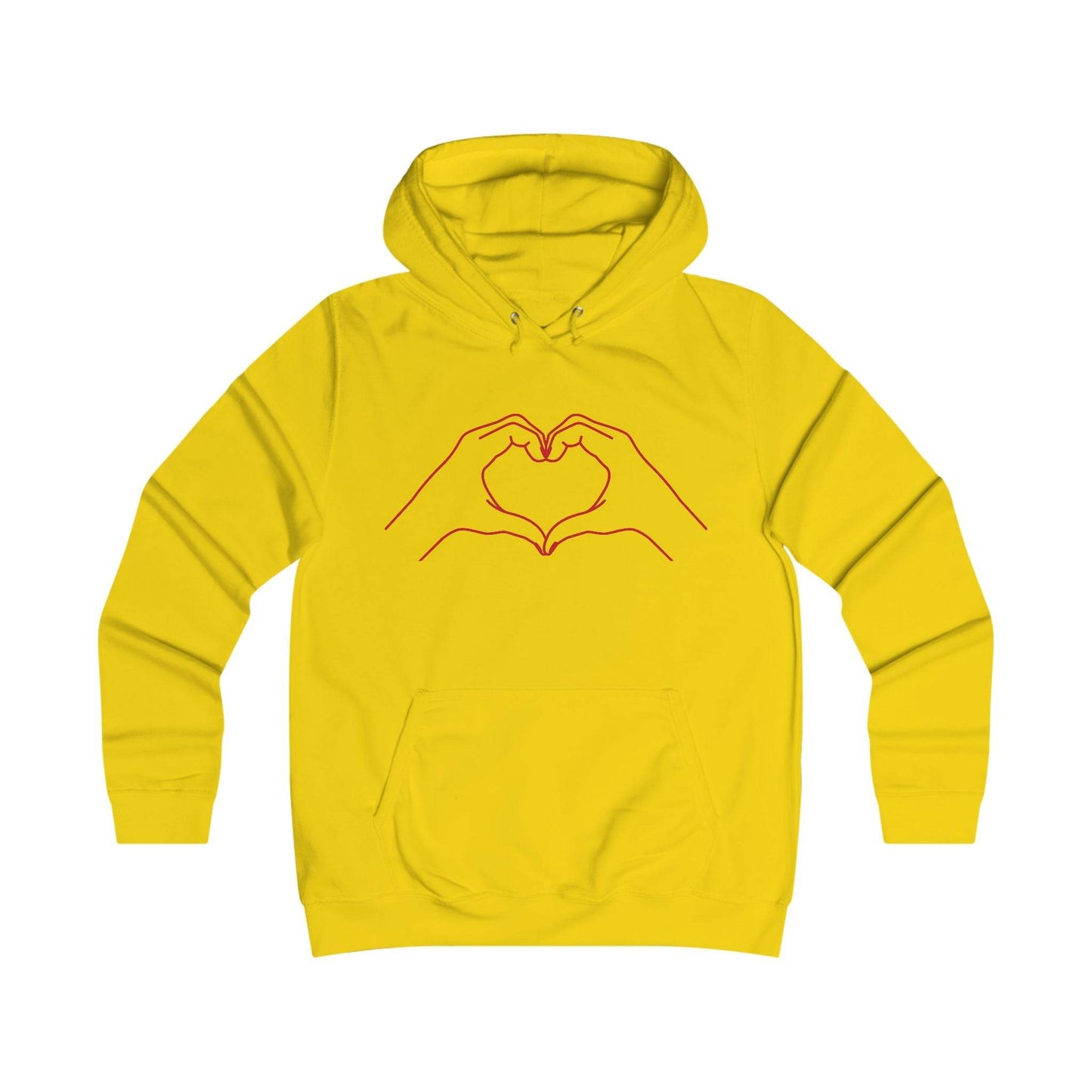 Girlie Heart & Dreams College Hoodie - Cozy Style for women - The Dreamer's Bookshop.