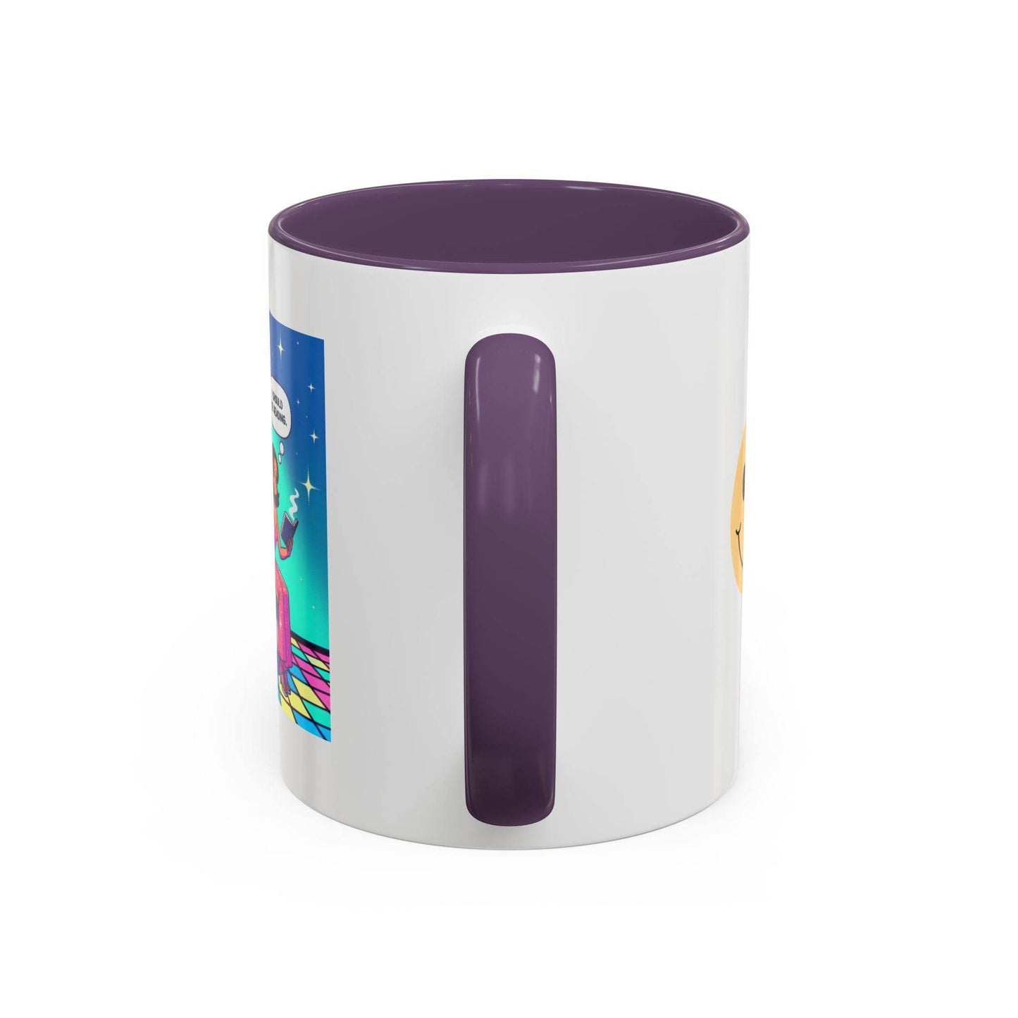 Retro Vibe Accent Coffee Mug - I should be reading - The Dreamer's Bookshop.