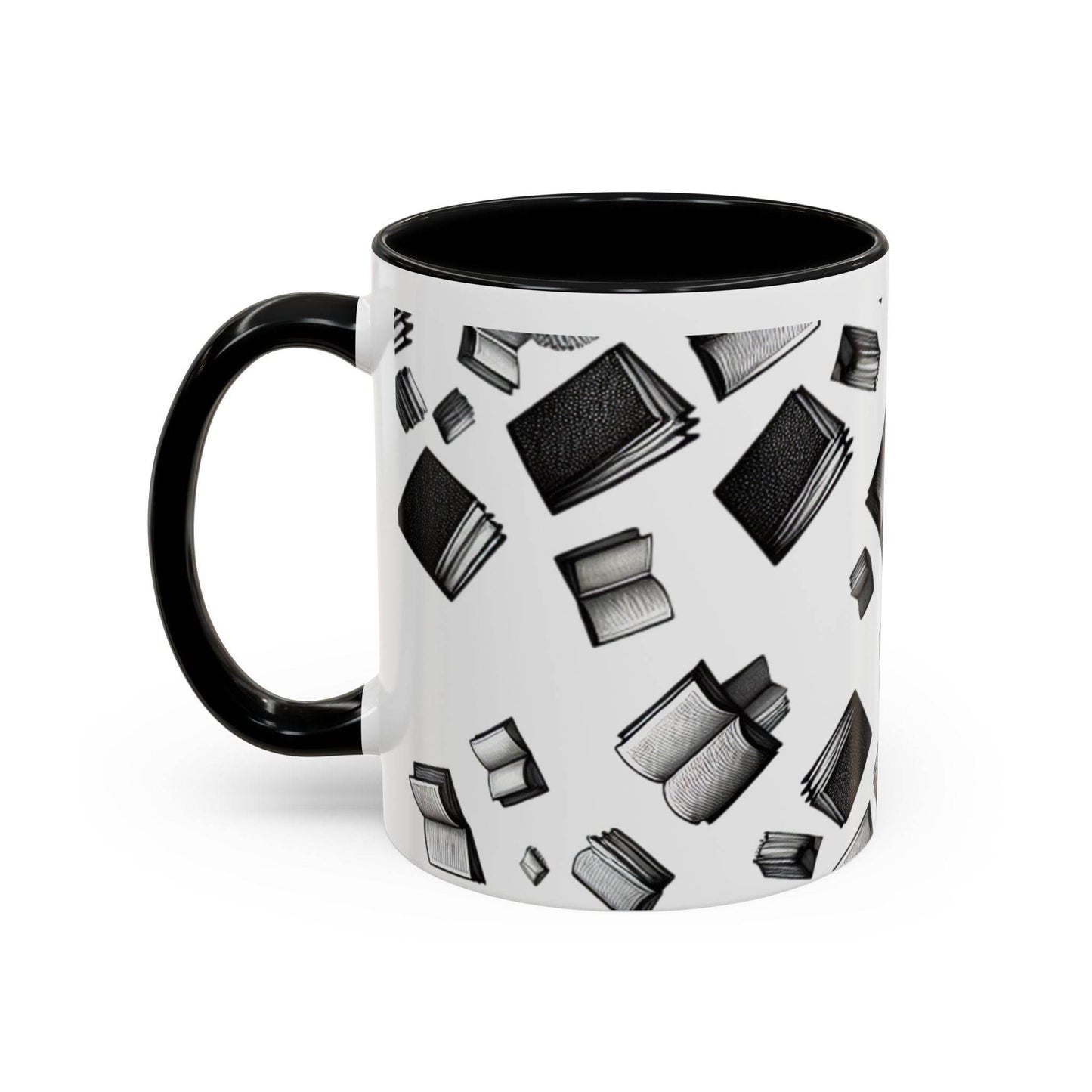 Books on My Mind Accent Coffee Mug - Perfect for Readers - The Dreamer's Bookshop.