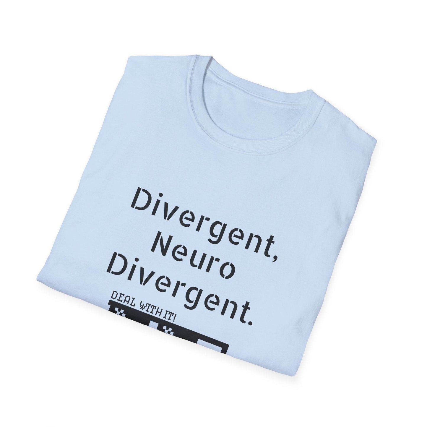 Neuro Divergent Unisex Softstyle T-Shirt – Celebrate Uniqueness! - The Dreamer's Bookshop.