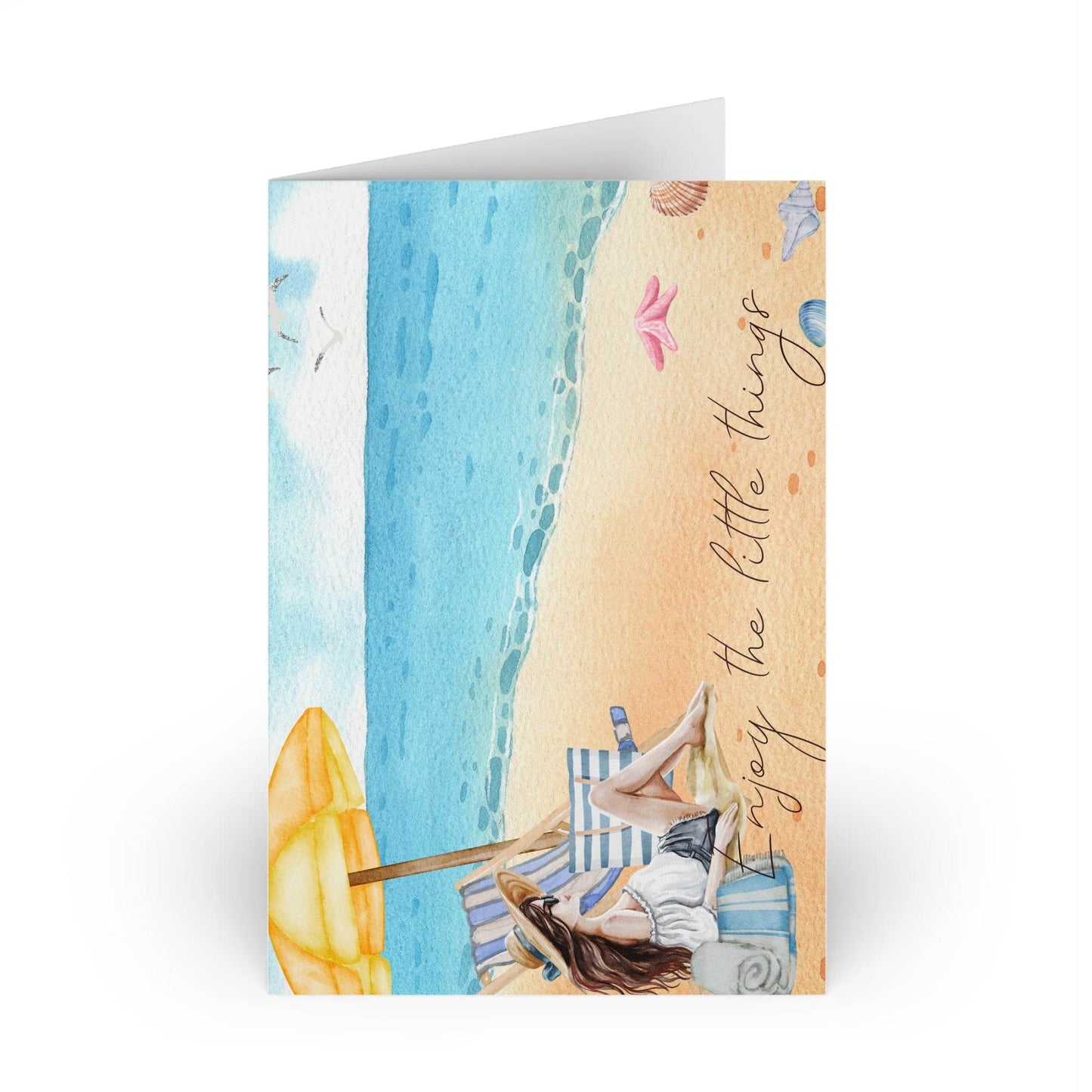 The Dreamer's Bookshop "At the Beach" Enjoy the Little Things Card - The Dreamer's Bookshop.